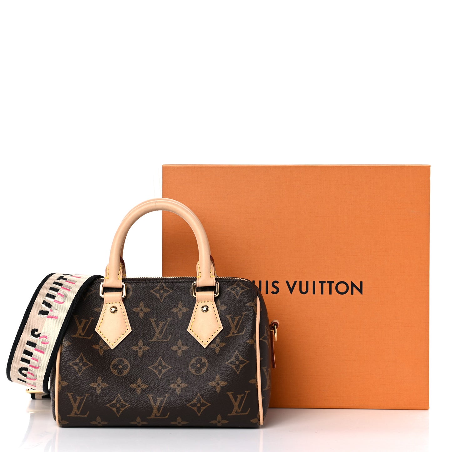 Monogram Speedy Bandouliere 20 Black