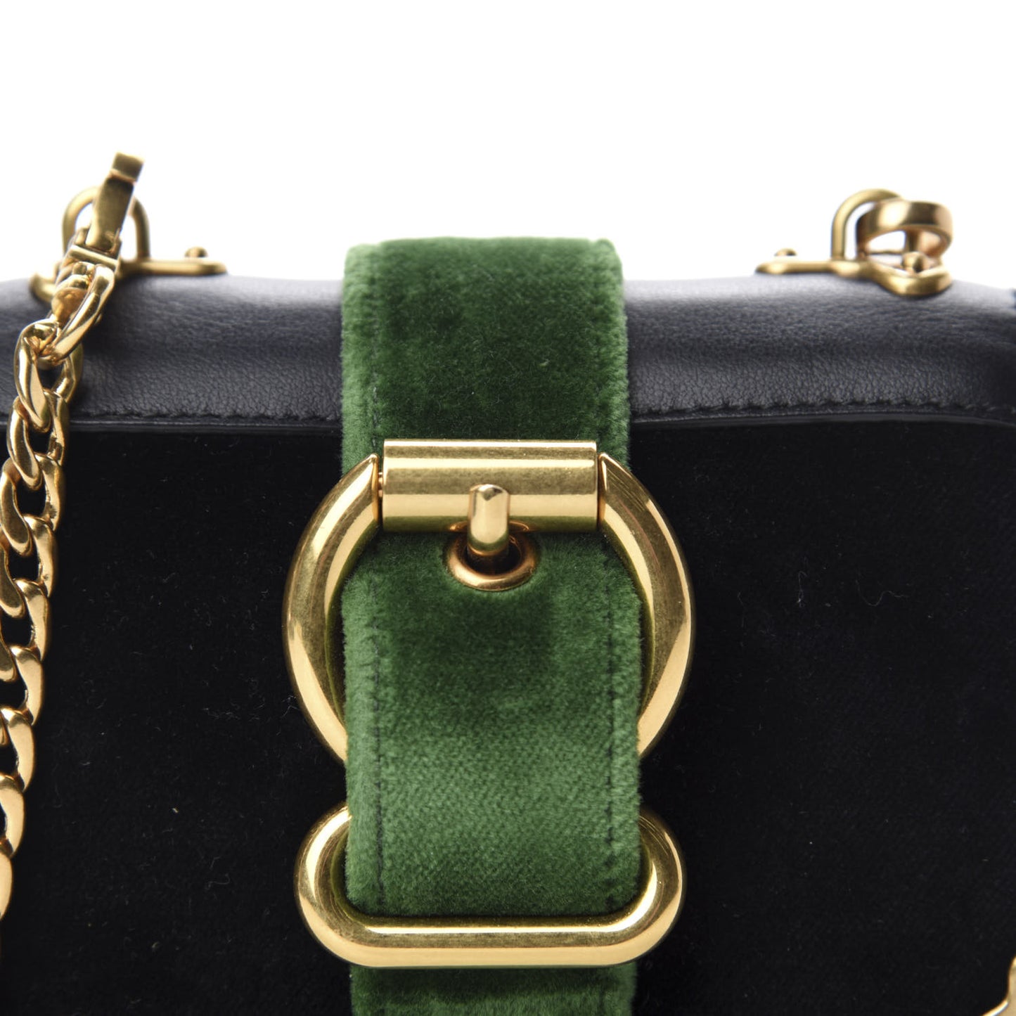 Velvet City Calfskin Micro Cahier Bag Black Alloro