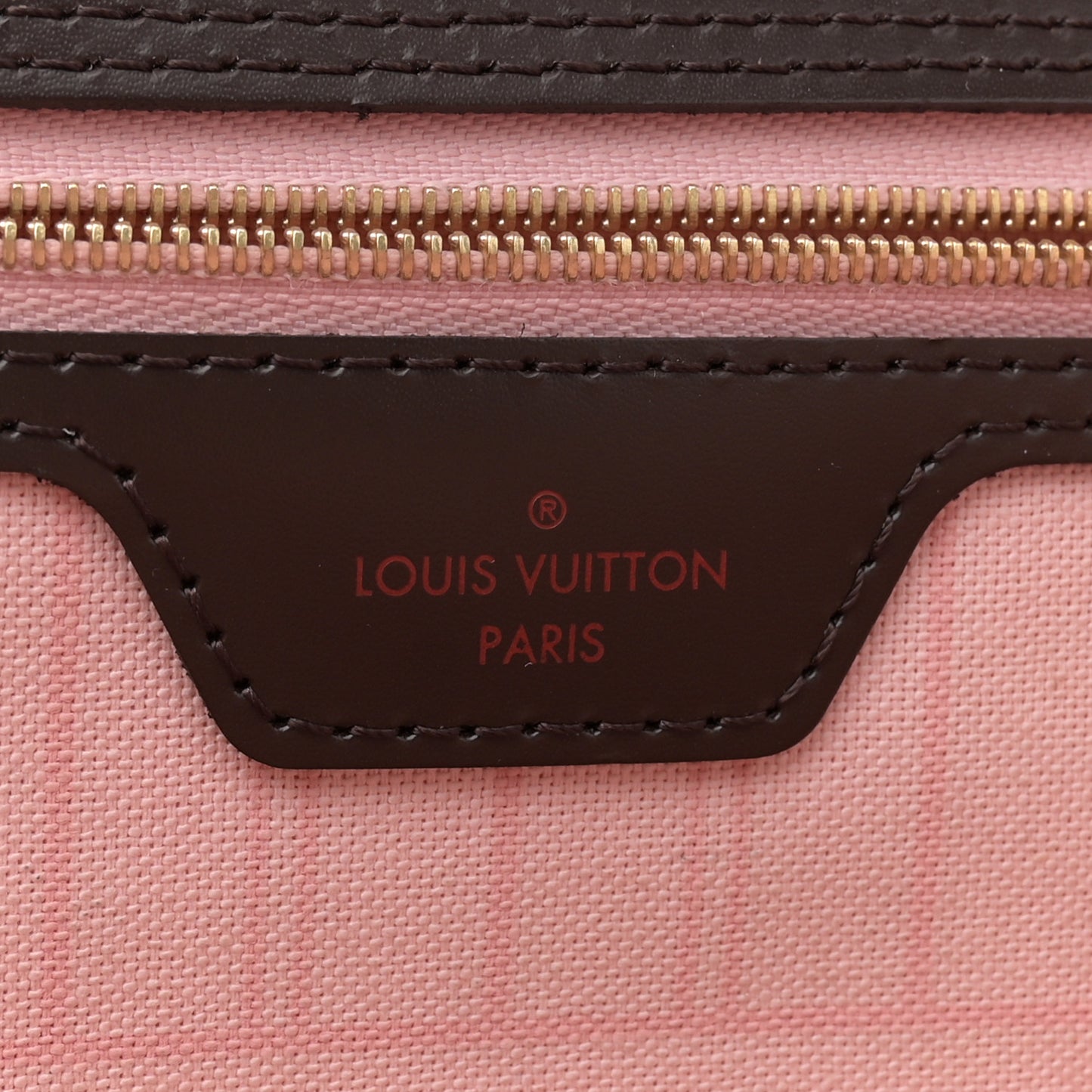 Damier Ebene Neo Neverfull MM Rose Ballerine