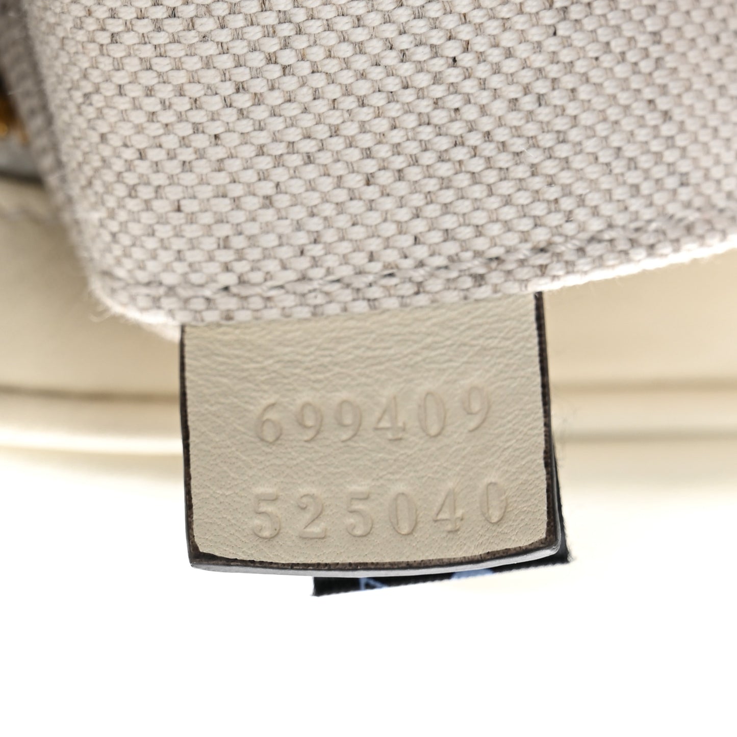 Aria Calfskin Web Small Attache Shoulder Bag White