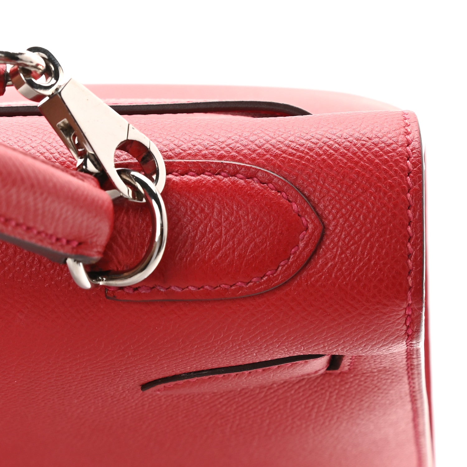 Hermes Epsom Kelly Sellier 32 Rouge Casaque 9 of 29