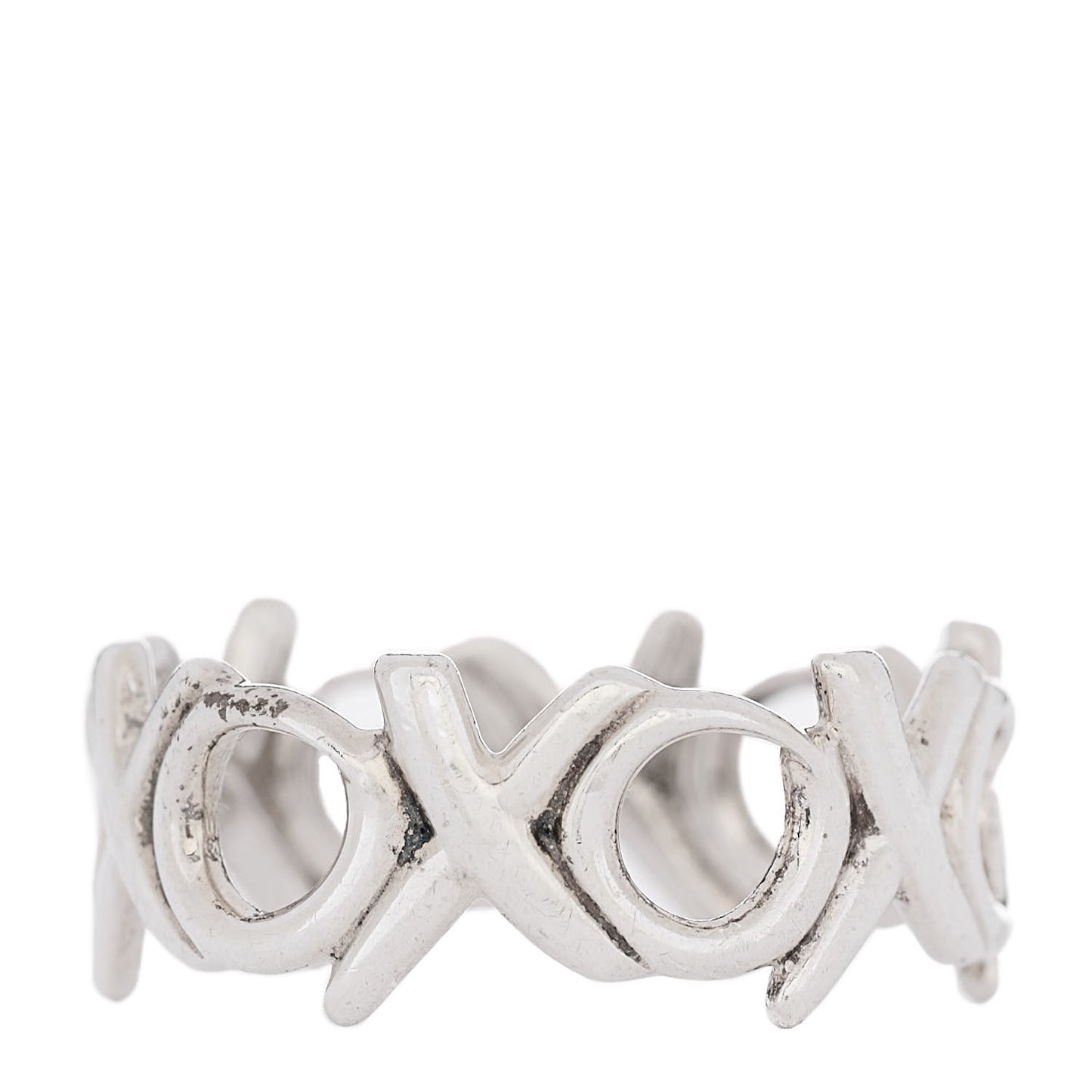 Sterling Silver Paloma Picasso XO Band Ring 54 6.75