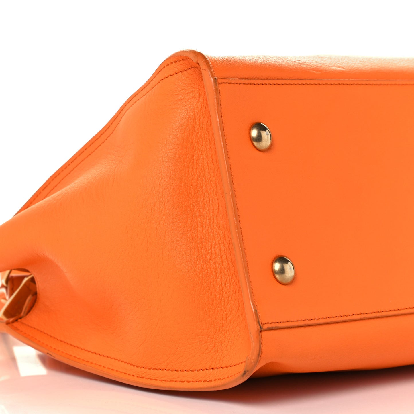Calfskin Small Classic Y Cabas Mandarine