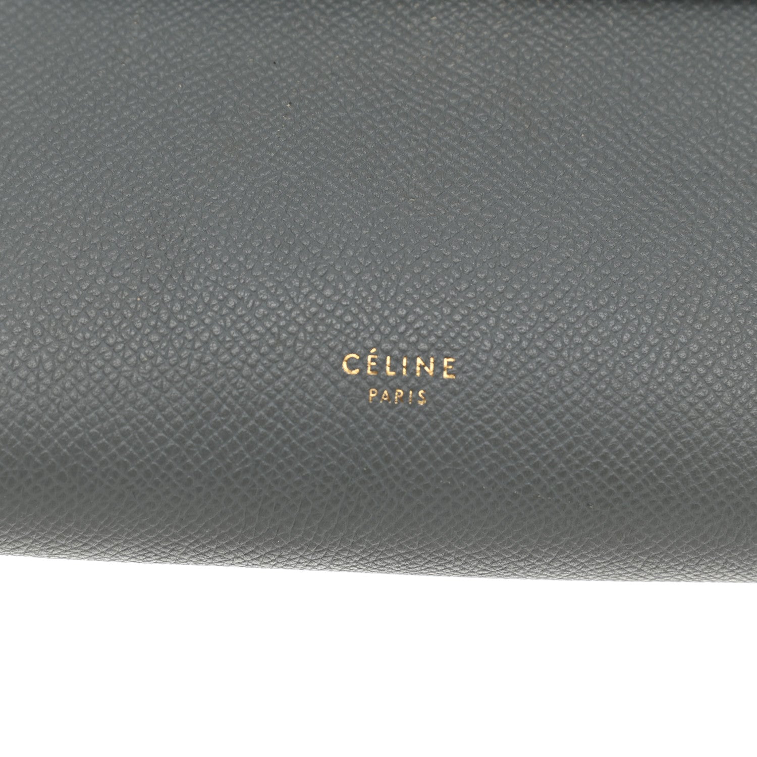 Celine Grained Calfskin Nano Belt Bag Grey 6 of 13
