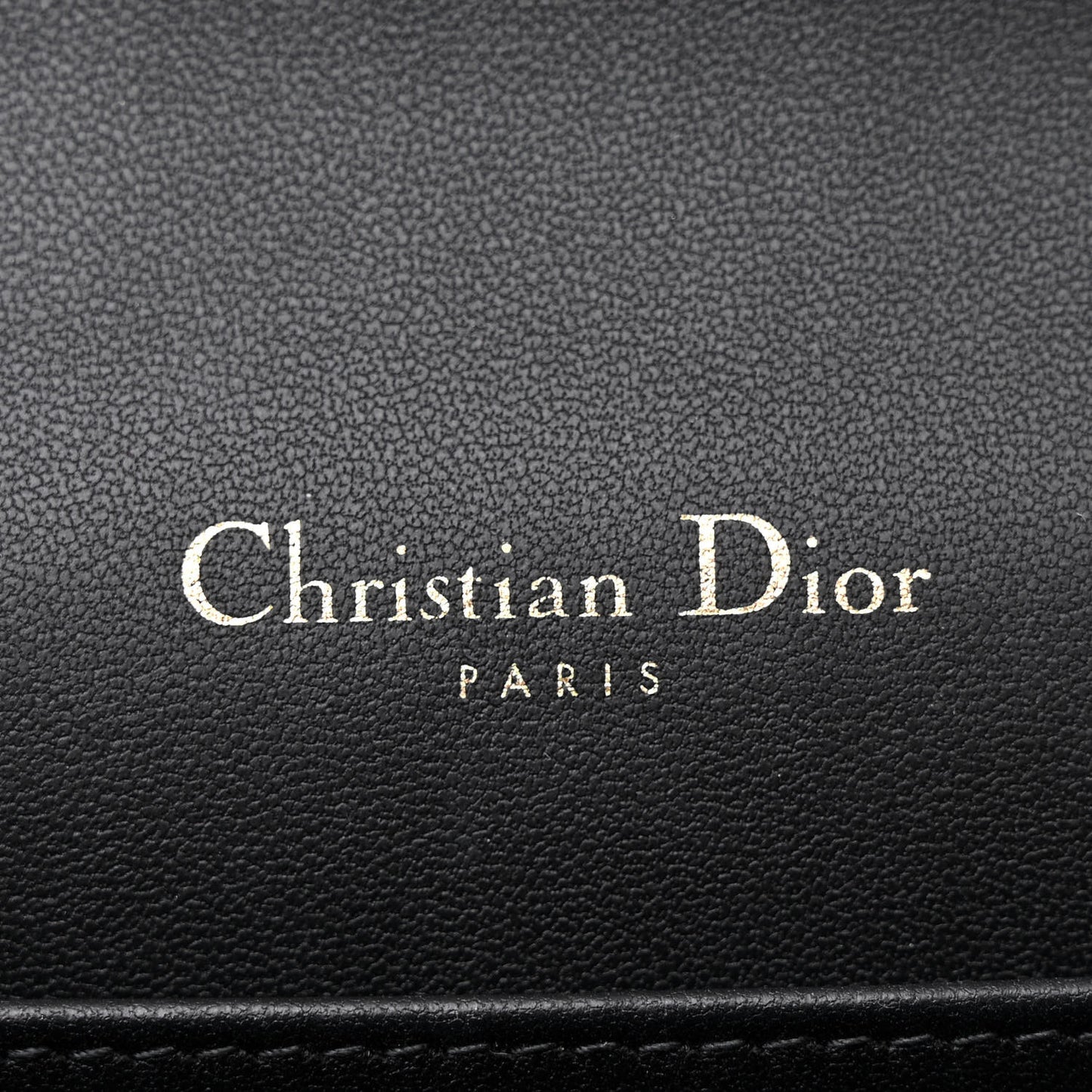 Lambskin Cannage Lady Dior Pouch Black