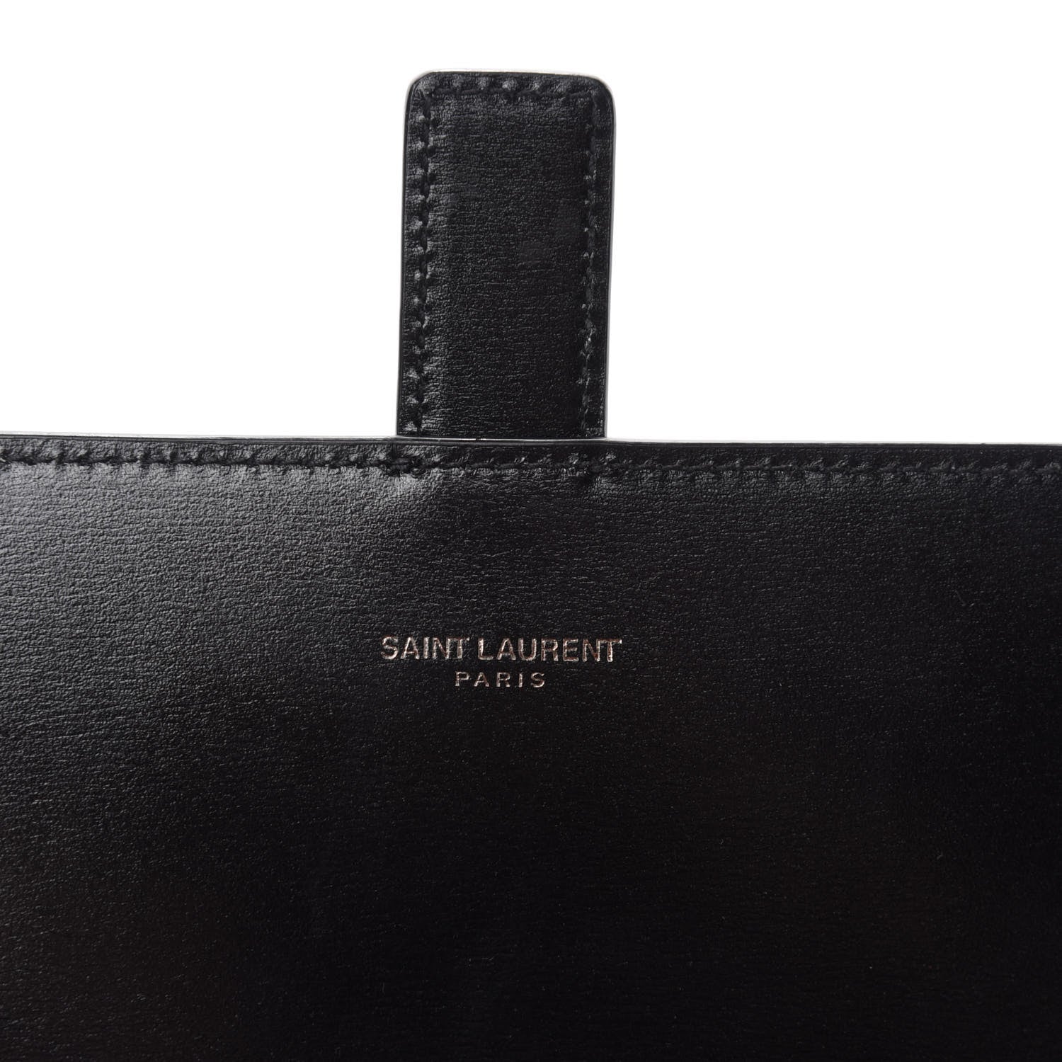 Saint Laurent Patent Embossed Small Le Monogramme Satchel Black 9 of 12