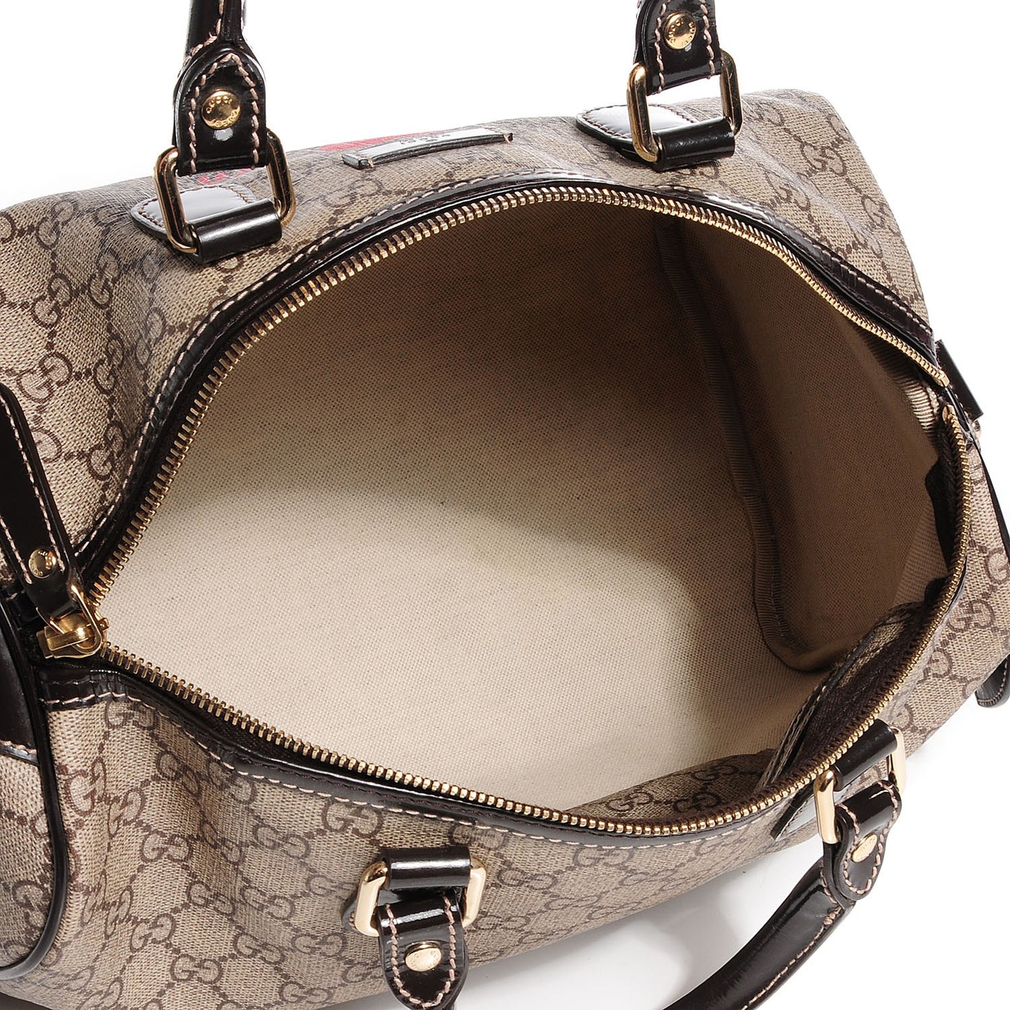 GG Plus Monogram Tattoo Heart Medium Joy Boston Dark Brown