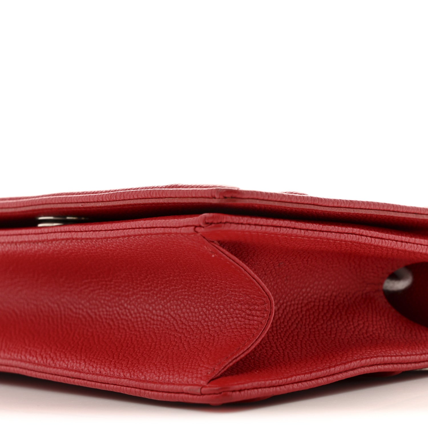 Christian Dior Grained Calfskin Small Diorama Flap Bag Red 11 of 13