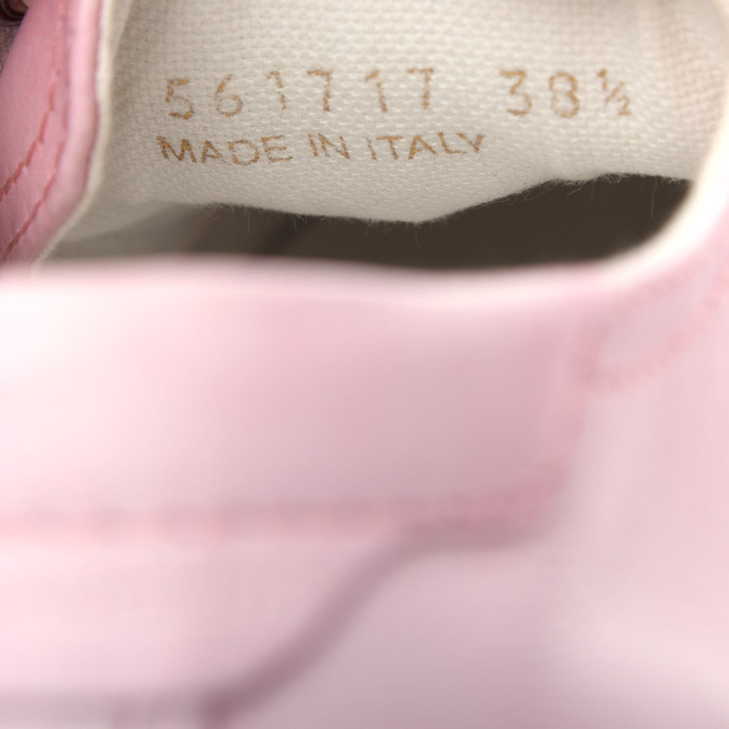 Calfskin Distressed Bedford Low Top Sneakers 38.5 Fanne Rose