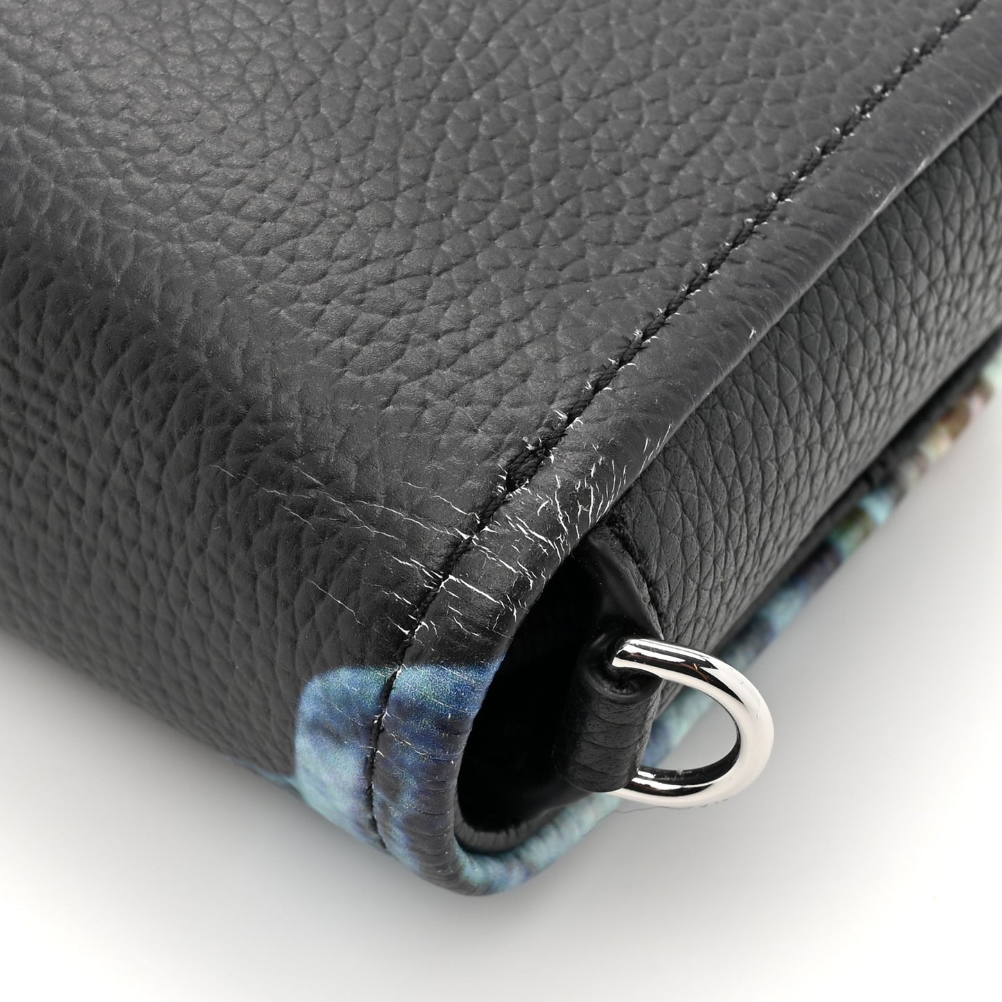 X WIZARD OF OZ Grained Calfskin Emerald City The Mini Bag Black Multicolor
