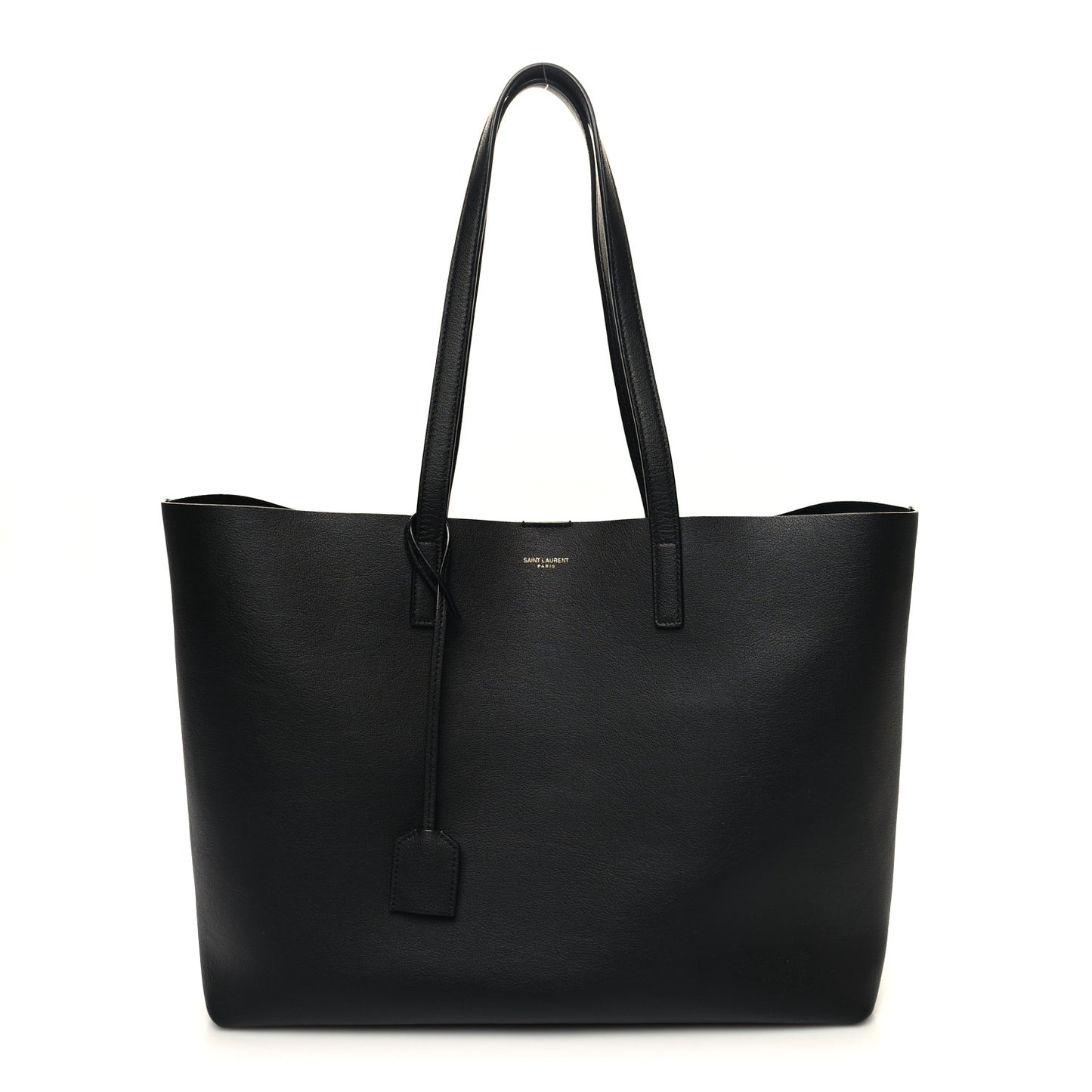 Calfskin Large Shopping Tote Black