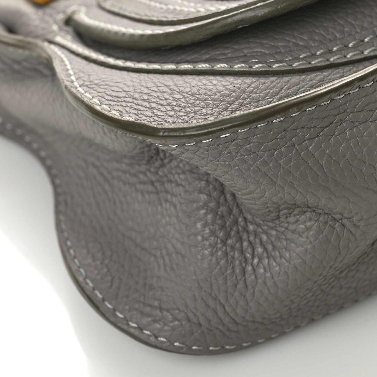 Calfskin Mini Marcie Satchel Cashmere Grey