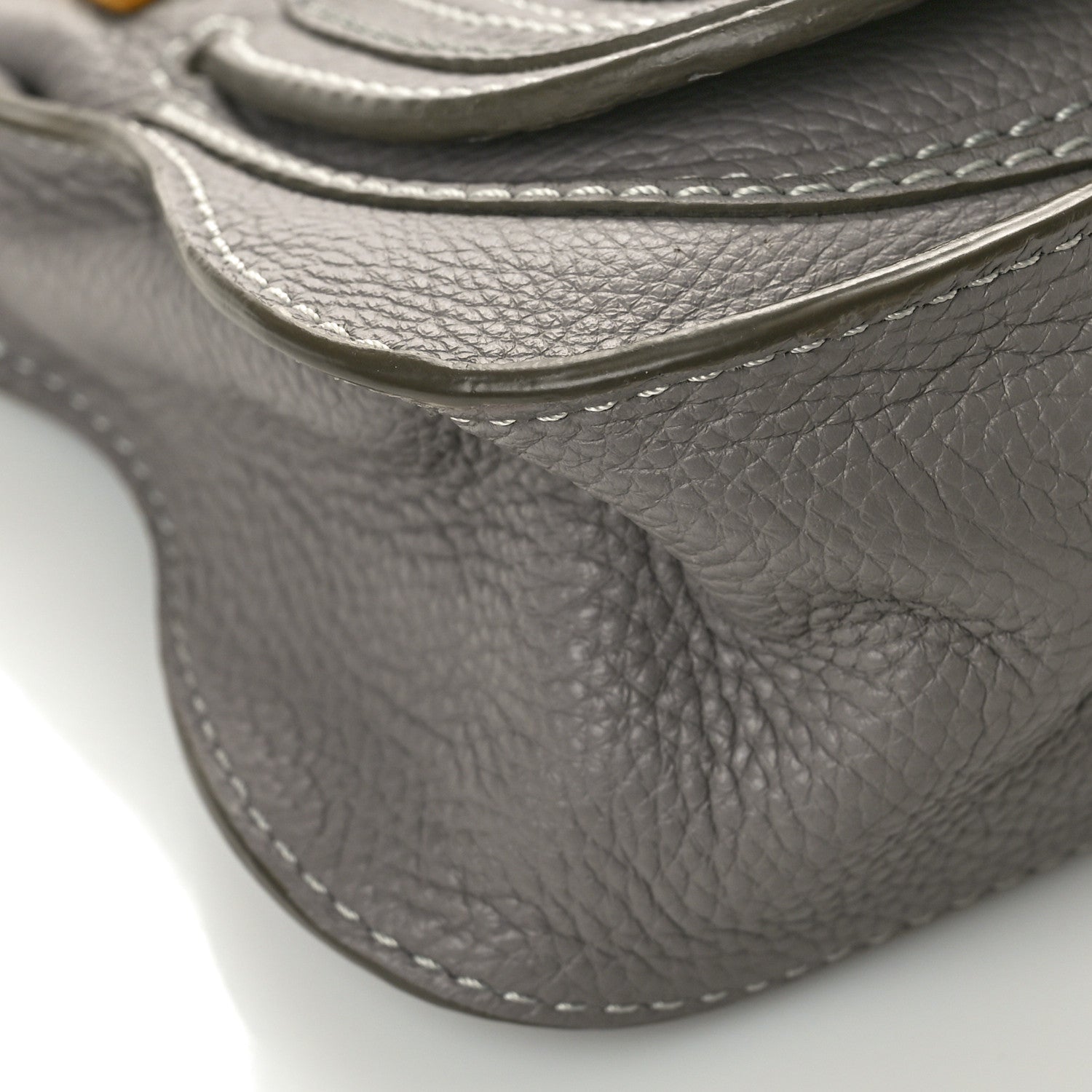 Chloe Calfskin Mini Marcie Satchel Cashmere Grey 9 of 10
