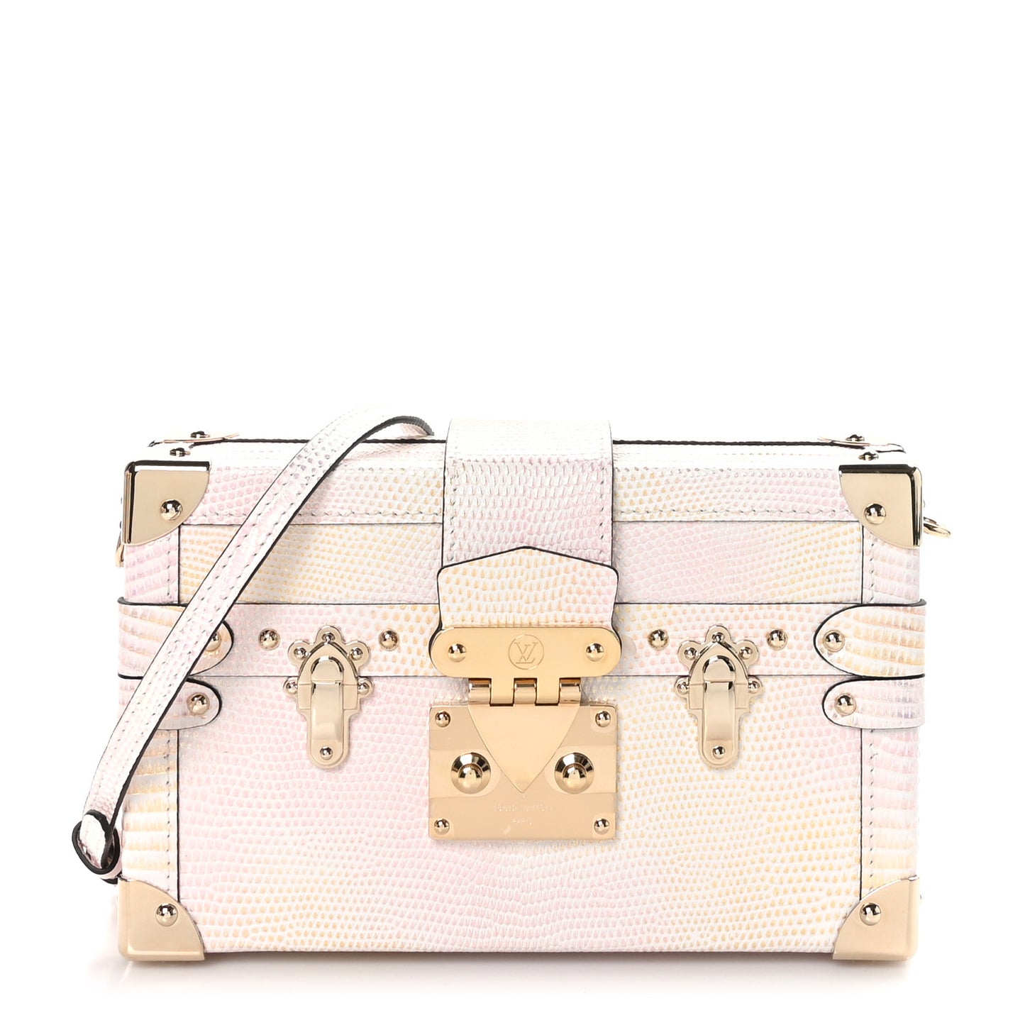 Lizard Petite Malle Pastel Mirage