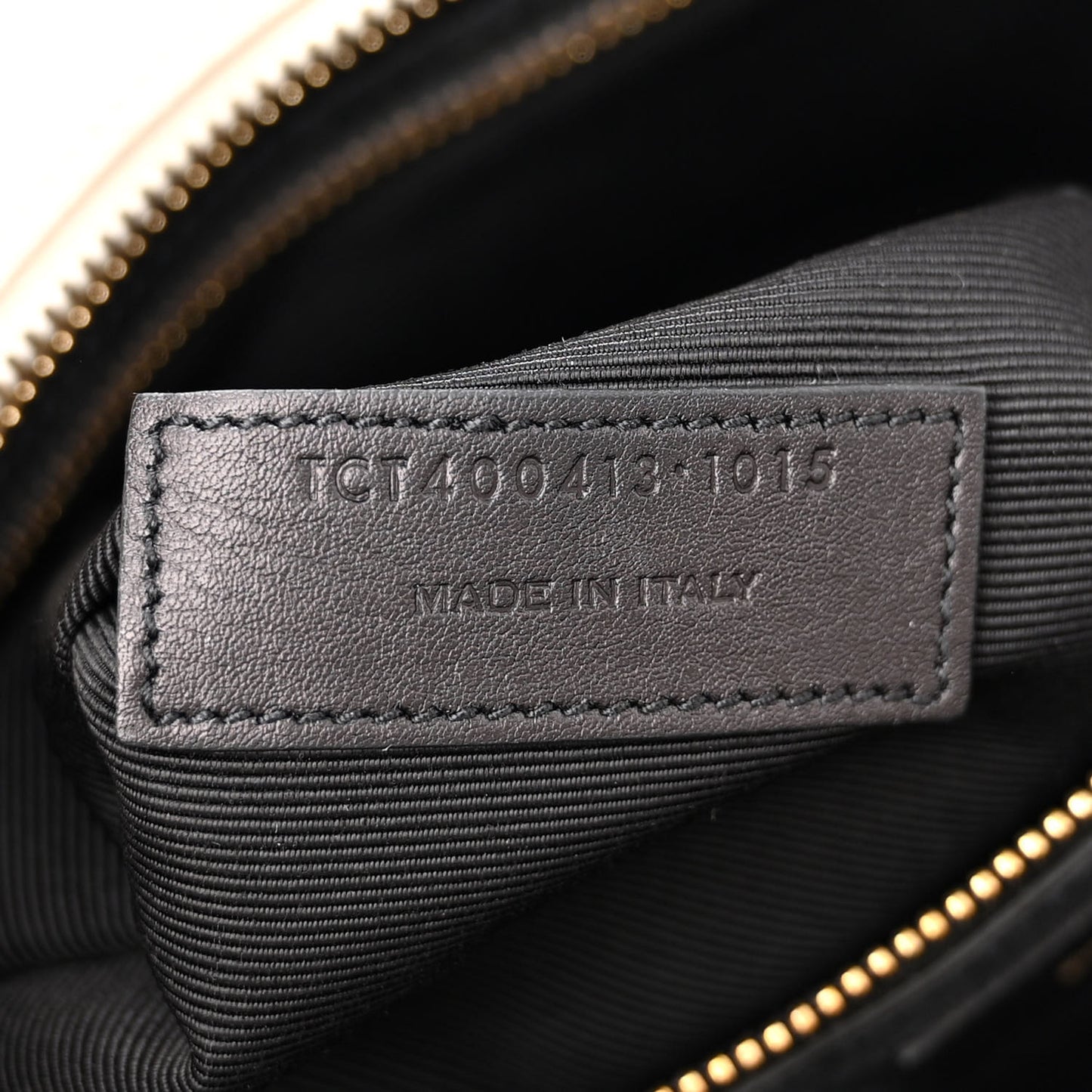 Calfskin Small Cabas Rive Gauche Bag Black Red Yellow White