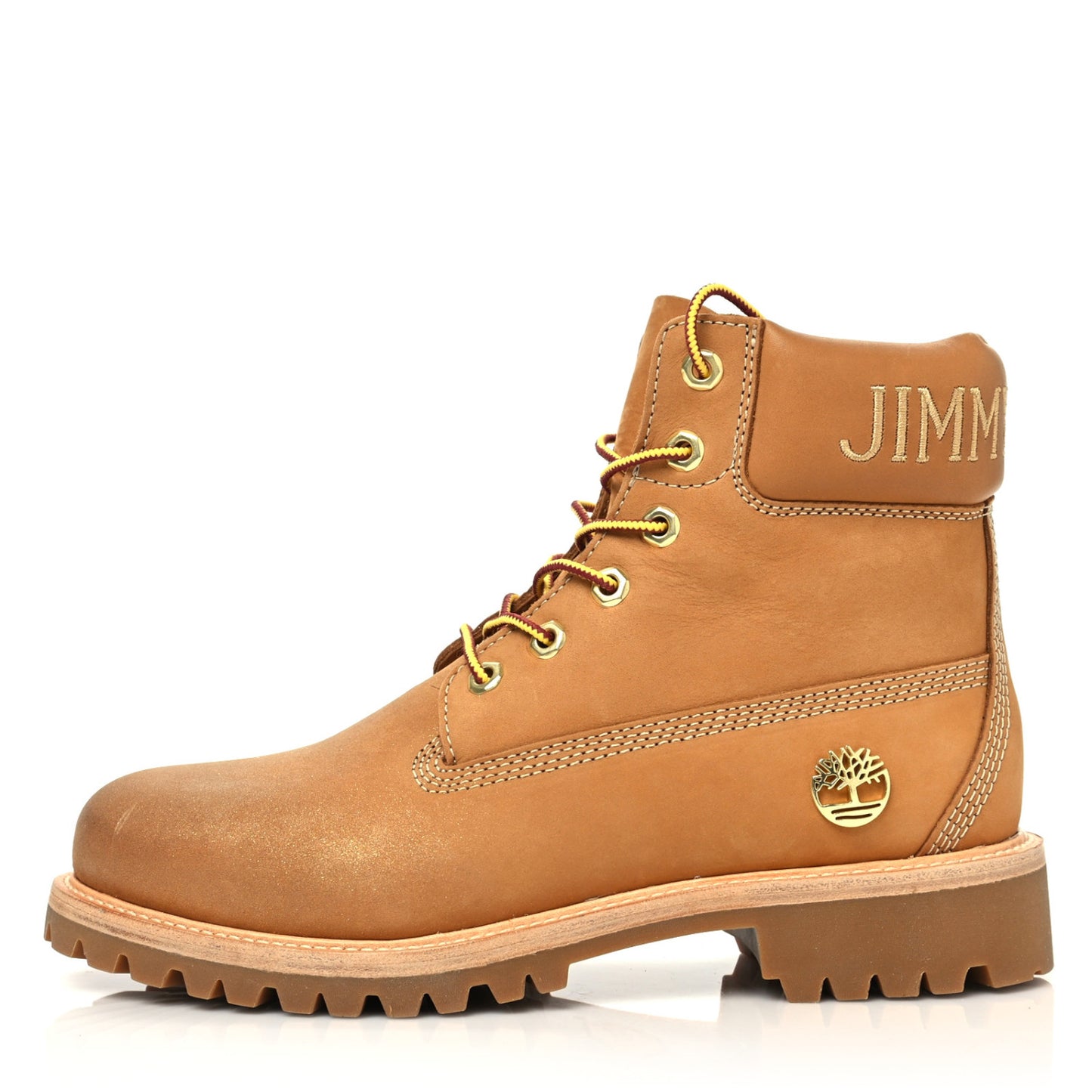 X TIMBERLAND Nubuck Glitter Ankle Boots 9.5 Wheat