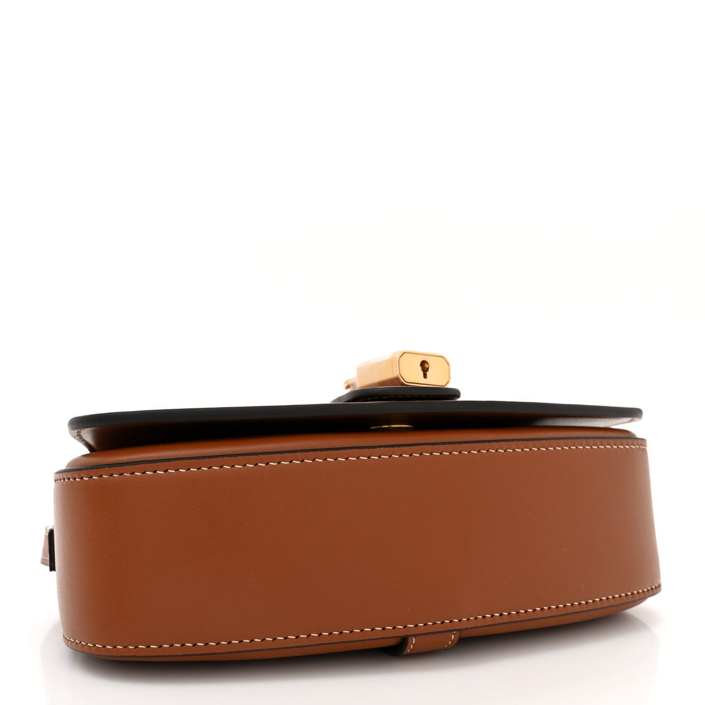 Smooth Calfskin Tabou Clutch On Strap Tan