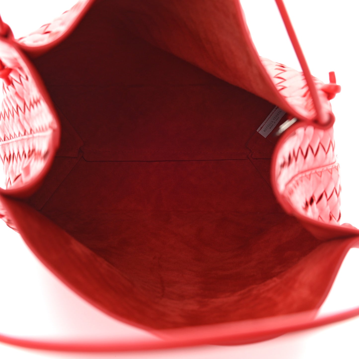 Nappa Intrecciato Tote Red