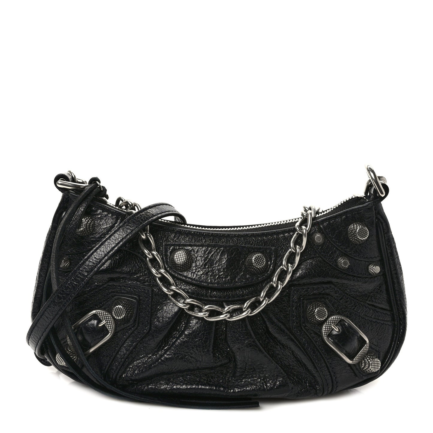 Agneau Arena Le Cagole Mini Purse With Chain Black
