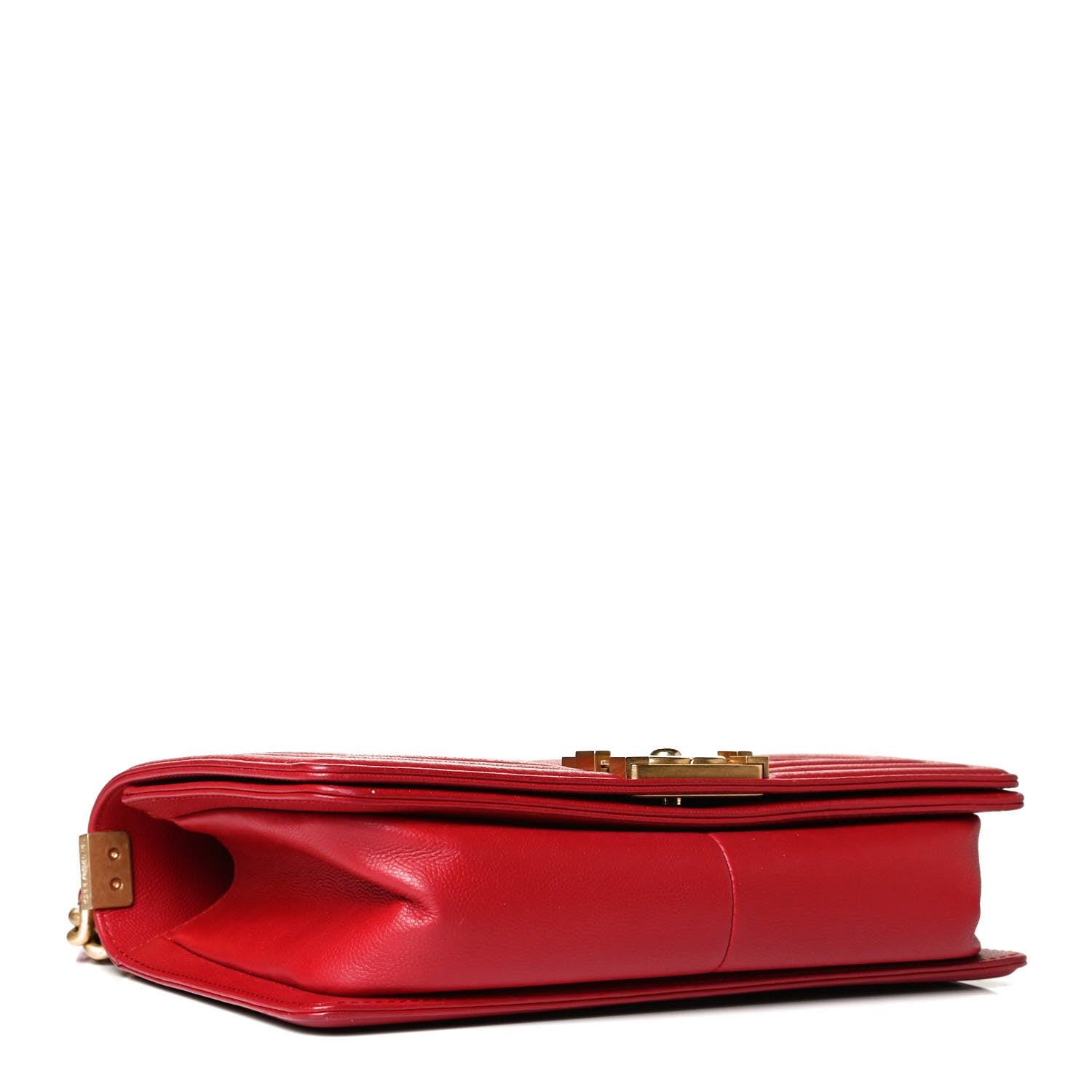 Chanel Caviar Quilted Medium Boy Flap Red 3 of 11