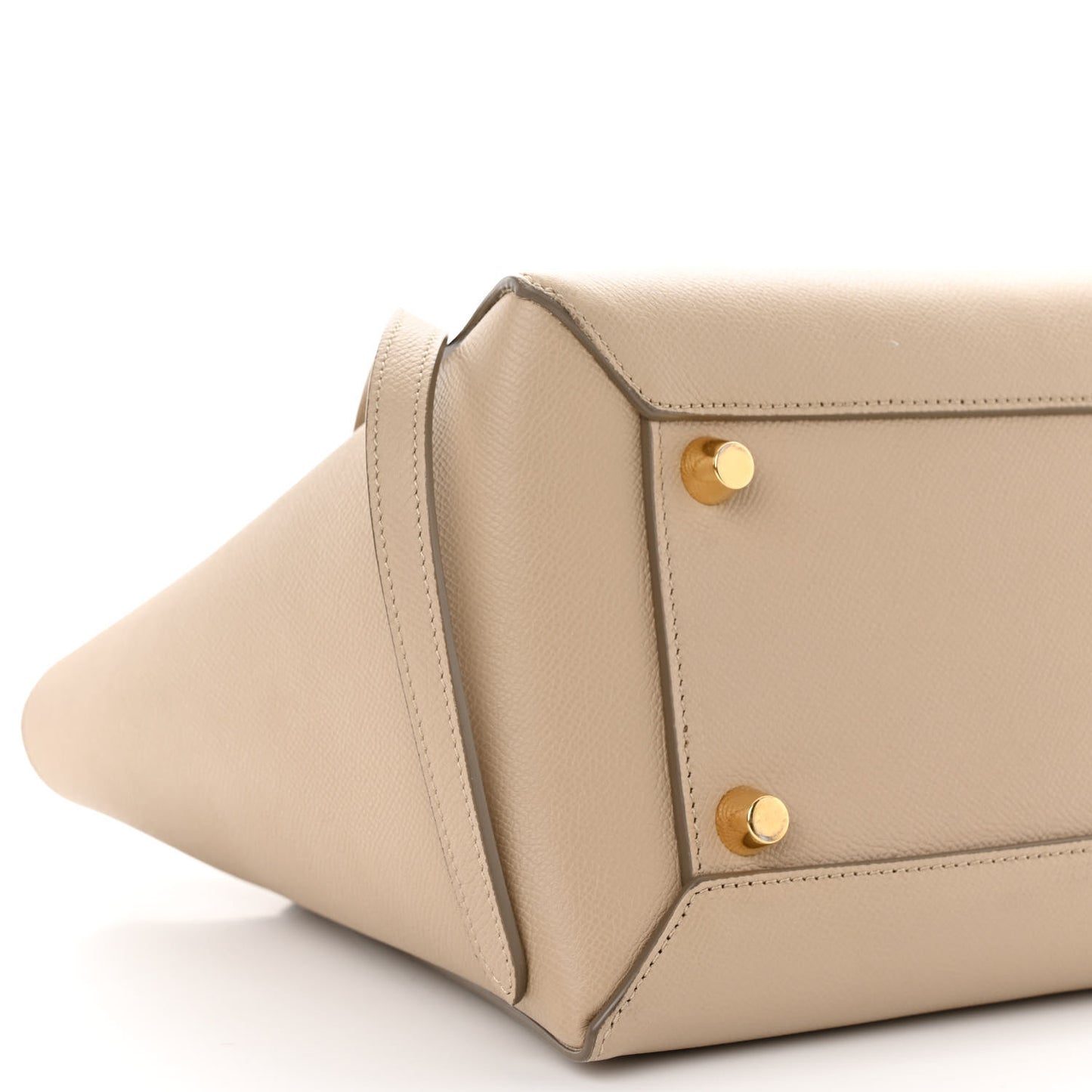 Grained Calfskin Mini Belt Bag Light Taupe