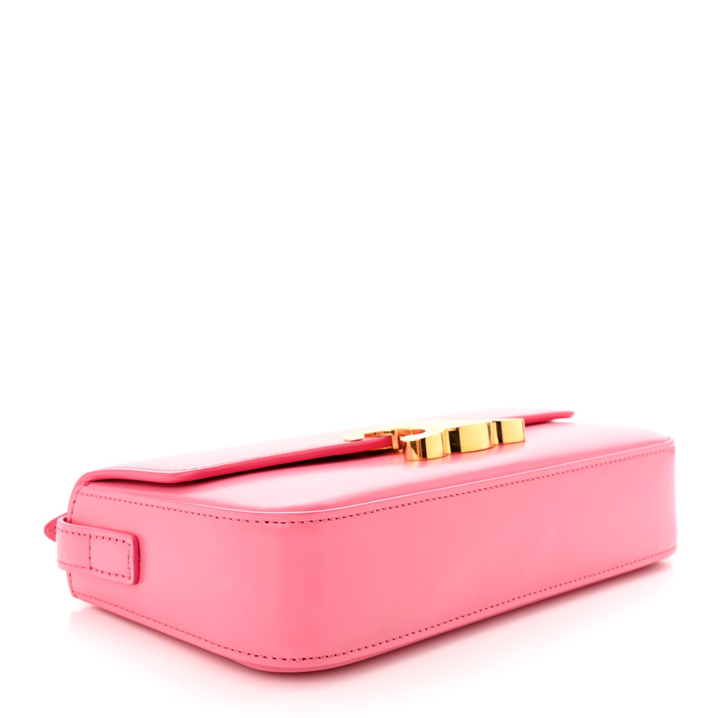 Shiny Calfskin Triomphe Flamingo