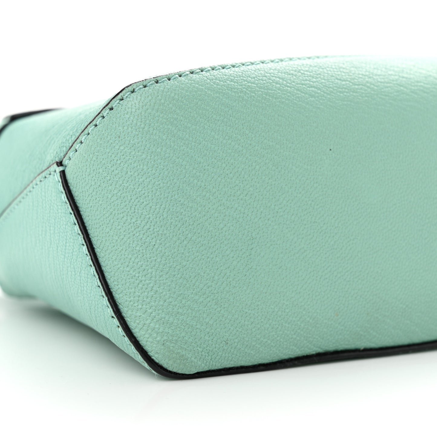 Calfskin Mini Puzzle Edge Bag Fresh Mint