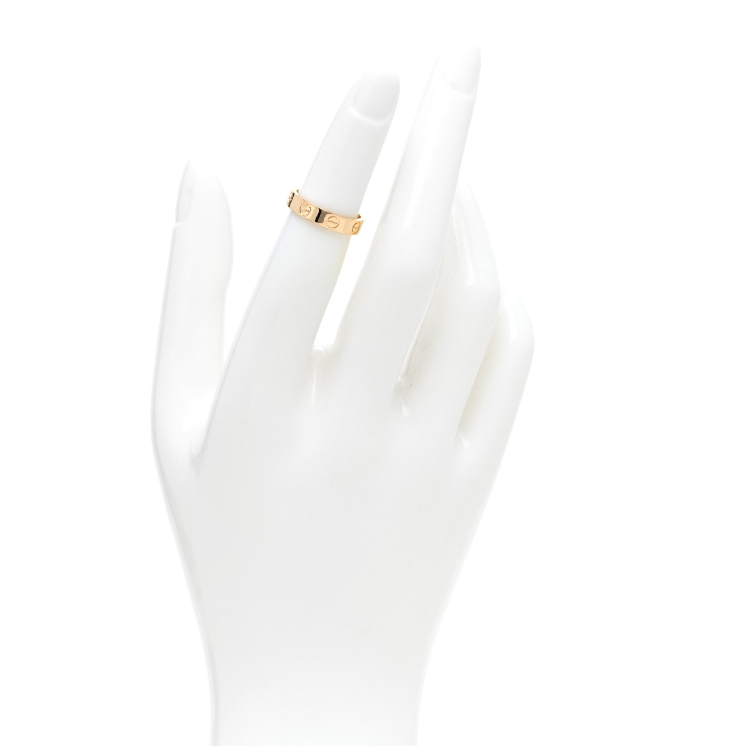 Cartier 18K Yellow Gold 3.5mm LOVE Wedding Band Ring 47 4 2 of 4