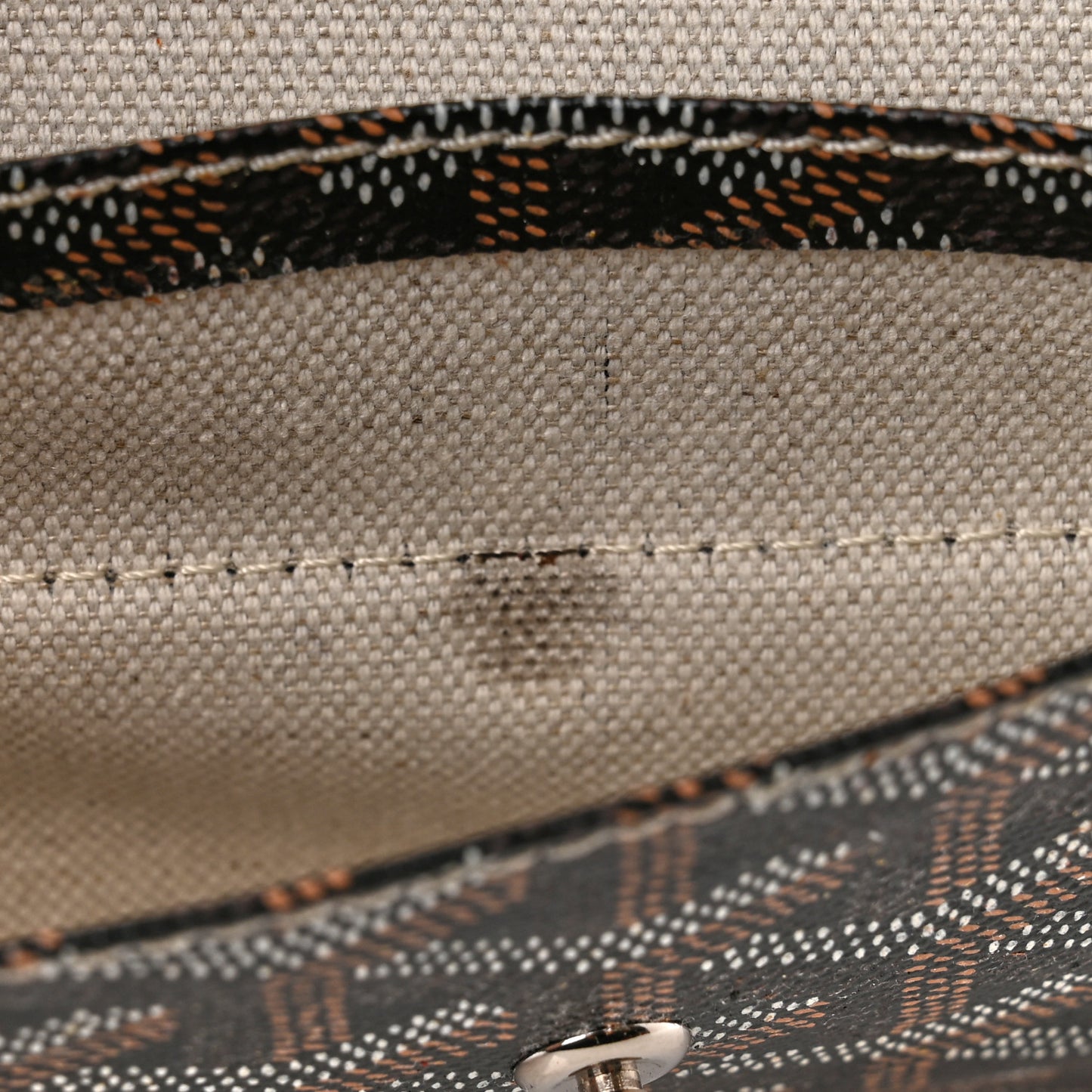 Goyardine Saint Louis PM Black Gold