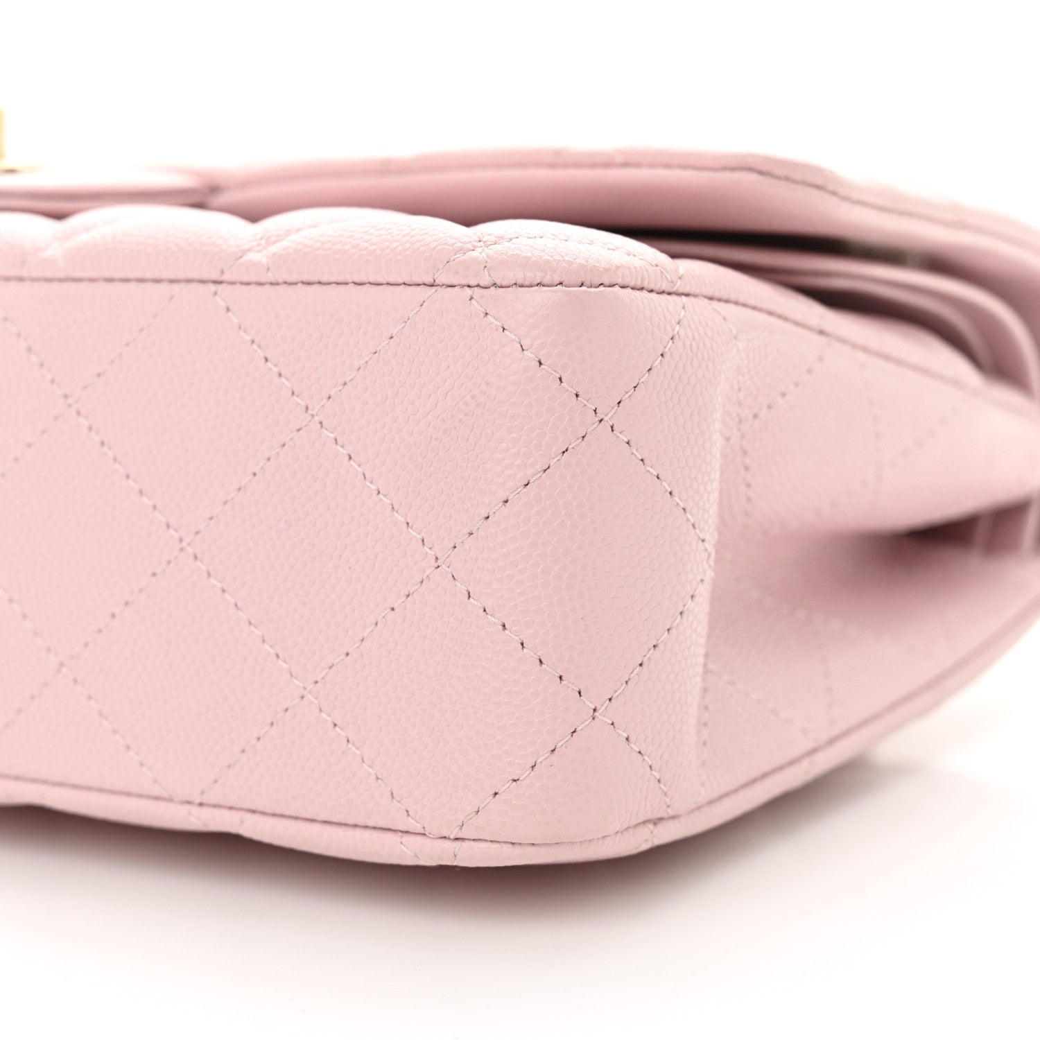 Chanel Caviar Quilted Medium Double Flap Light Pink 10 of 11