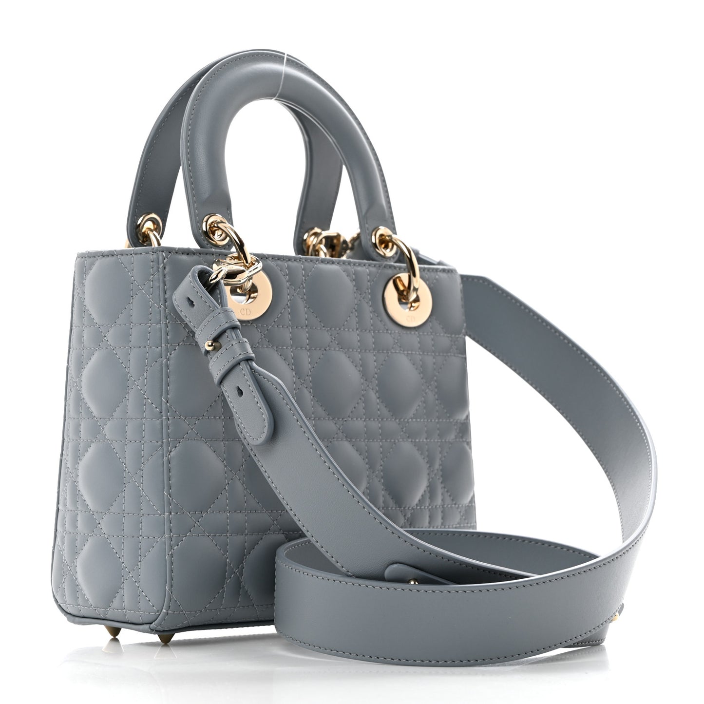 Lambskin Cannage Small My ABCDior Lady Dior Cloud Blue