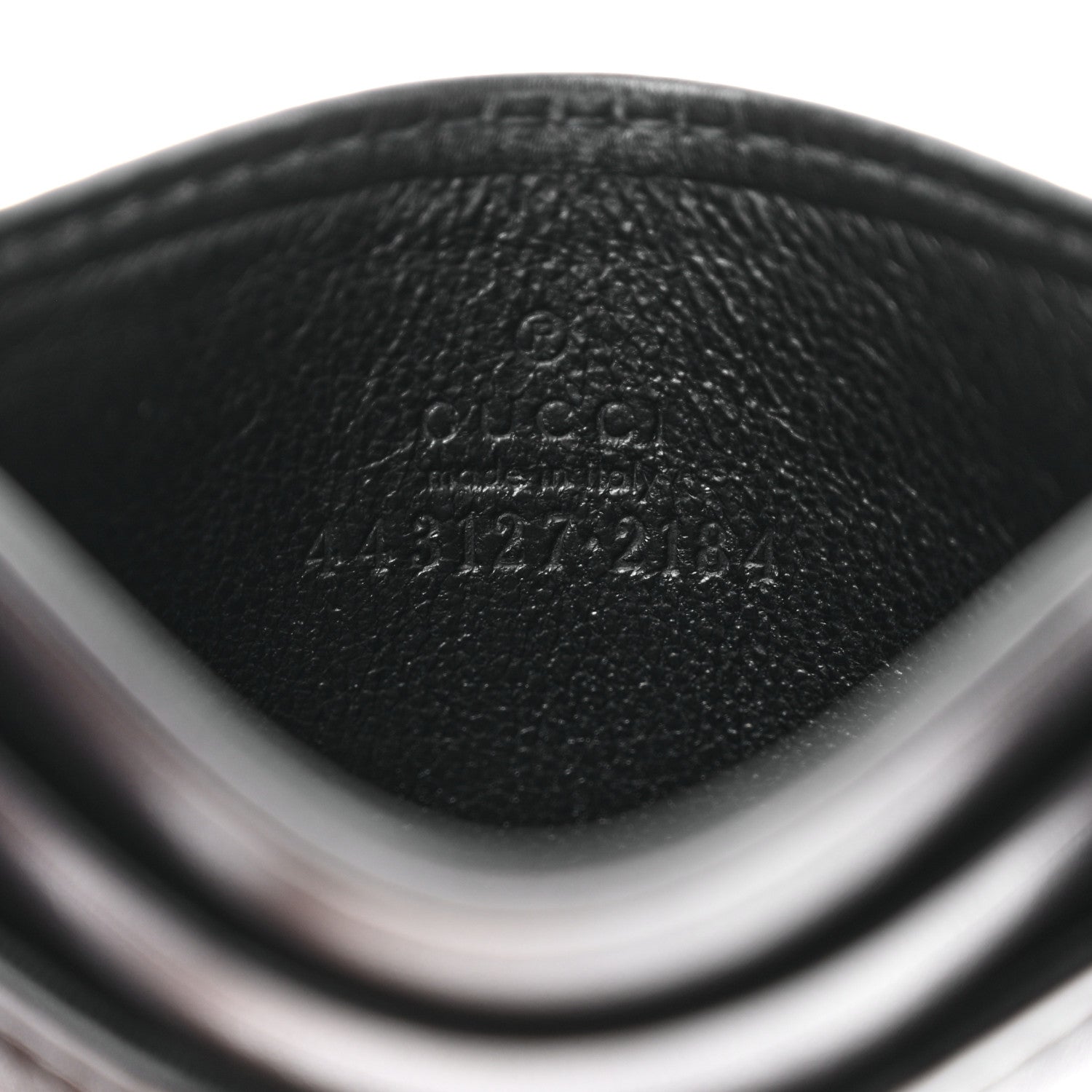 Gucci Calfskin Matelasse GG Marmont Card Holder Black 6 of 6