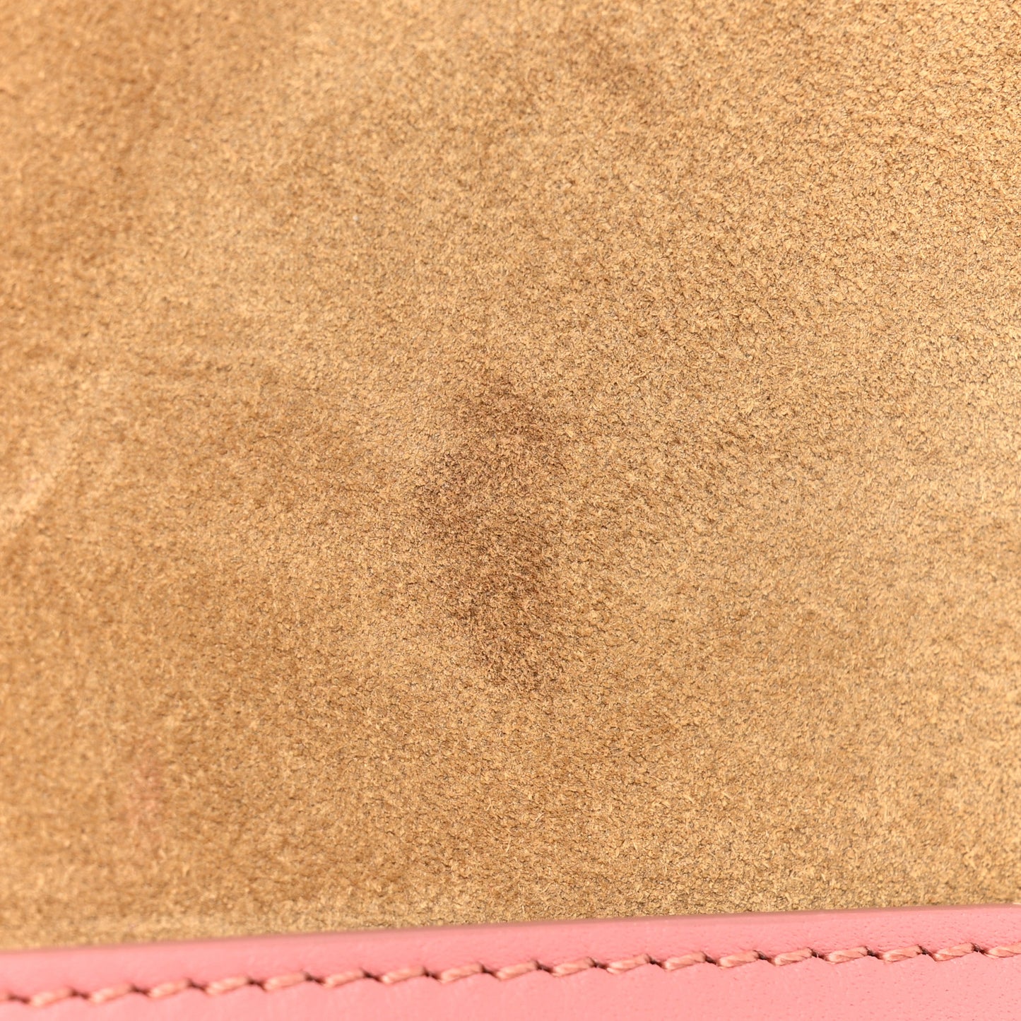 Calfskin Jacquard Mini Gate Dual Bag Peach Bloom