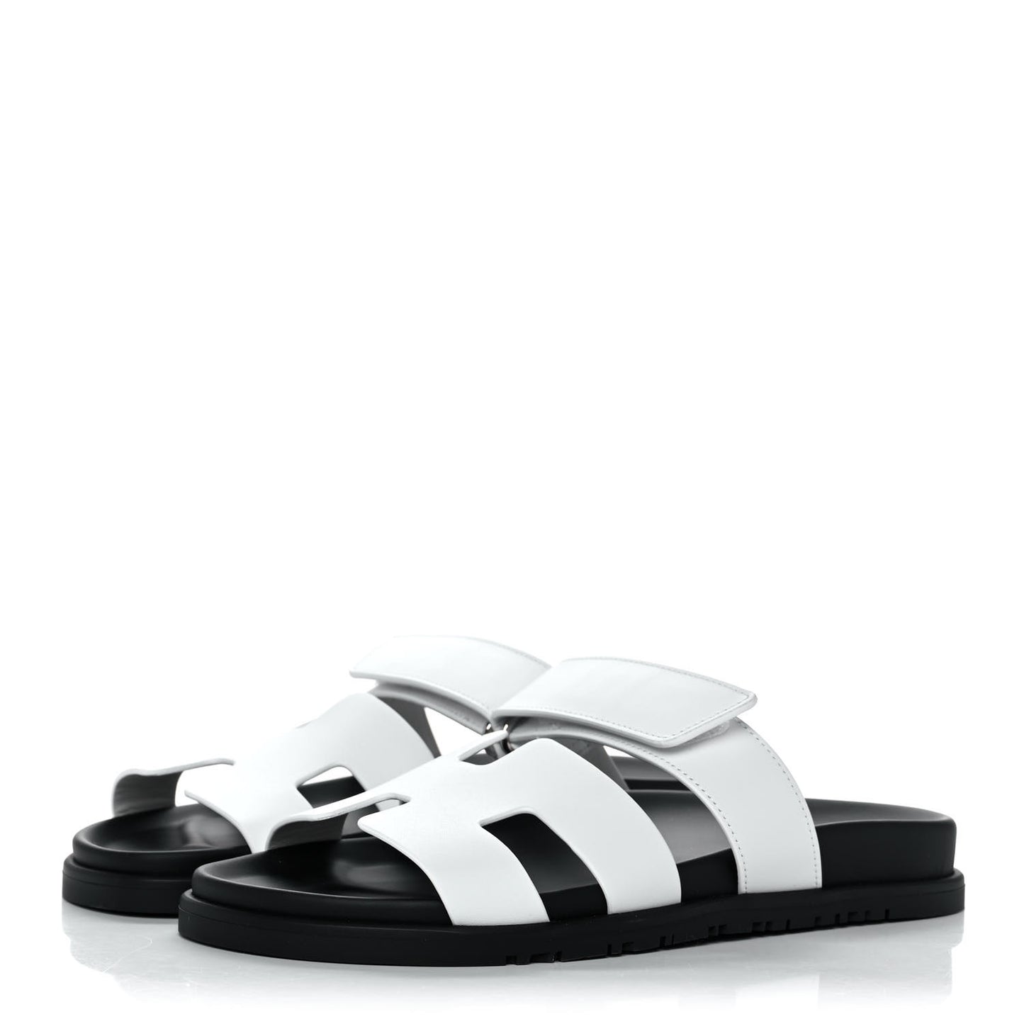 Calfskin Womens Chypre Sandals 38.5 White