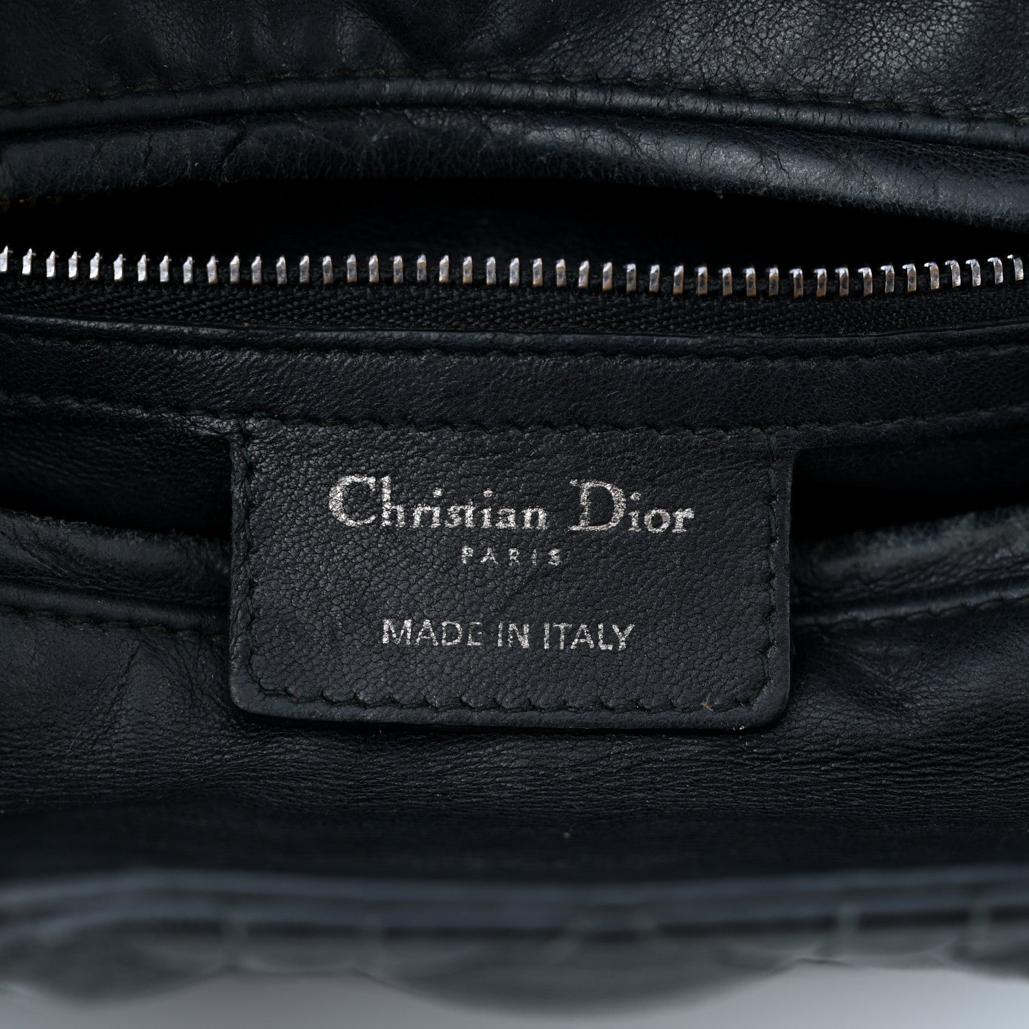 Christian Dior Ultra Matte Calfskin Cannage Medium Lady Dior Black 6 of 12