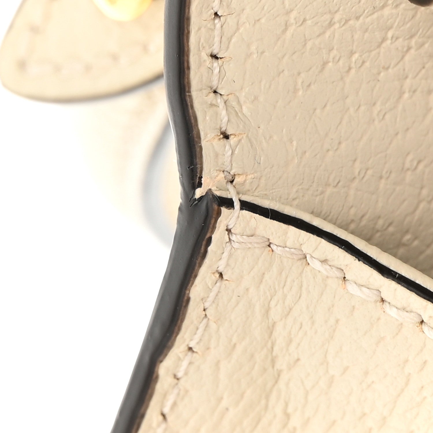 Gucci Textured Calfskin Bee Star Print Mini Sylvie Top Handle Bag Mystic White 13 of 14