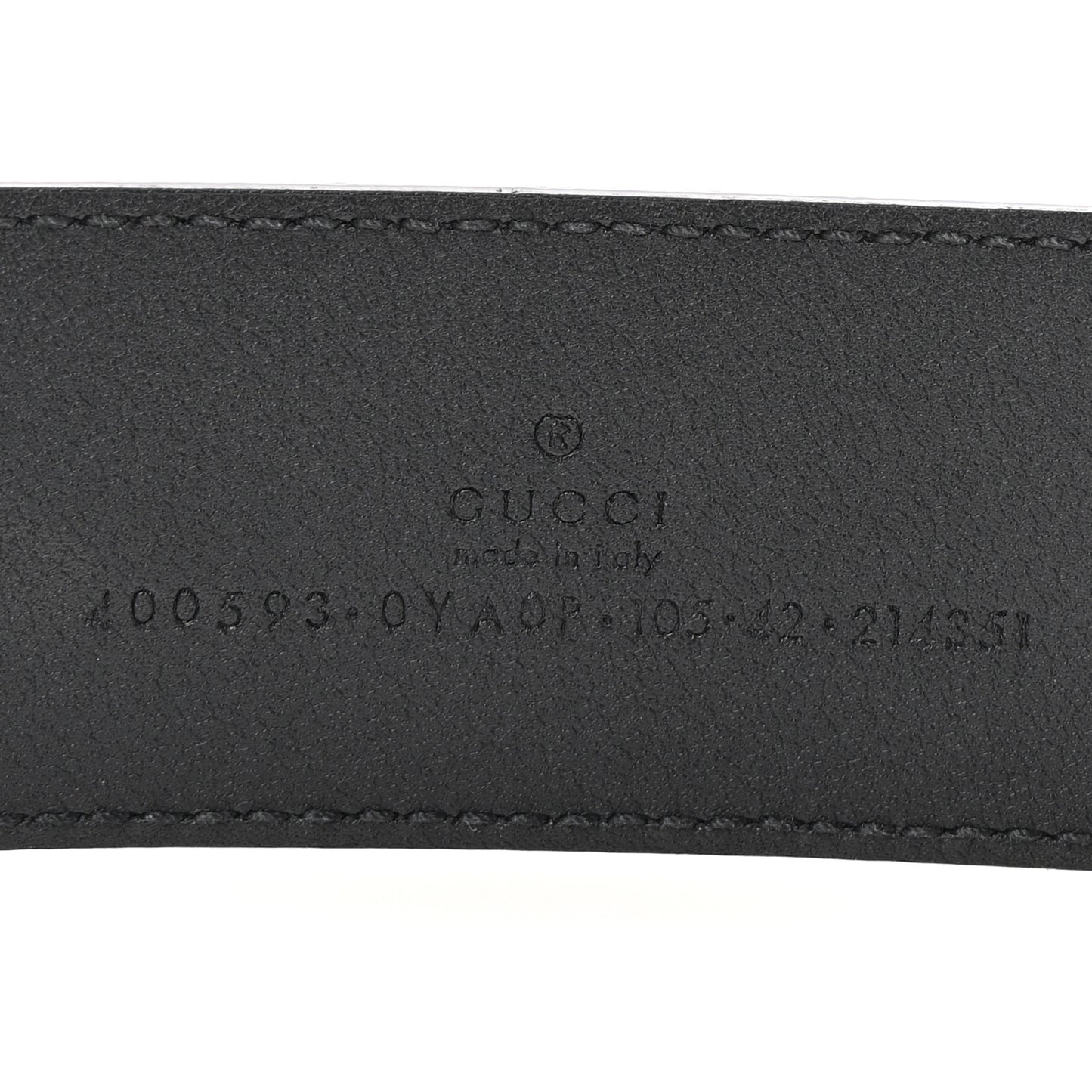 Calfskin Double G 40mm Belt 105 42 Black