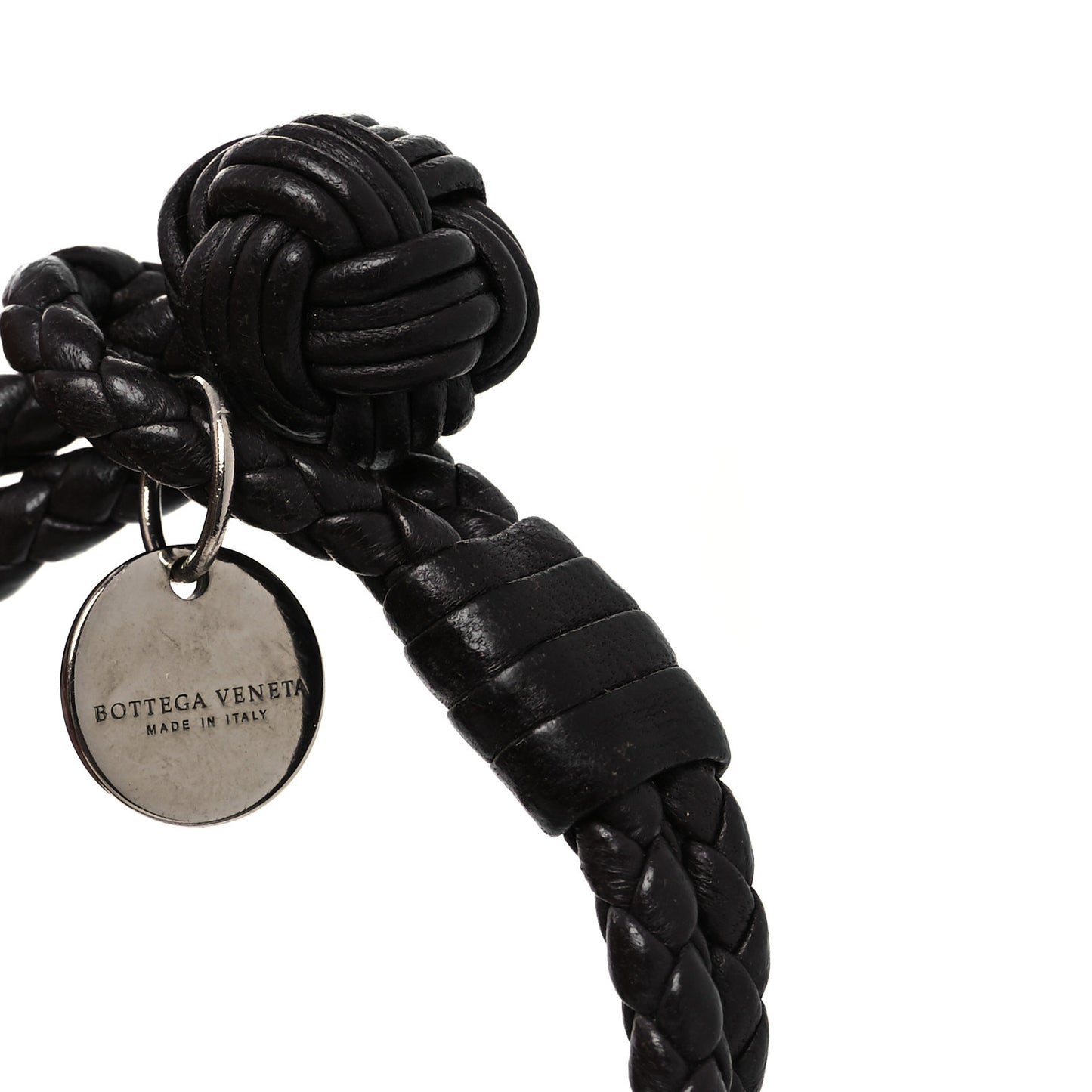 Nappa Intrecciato Bracelet Ebano