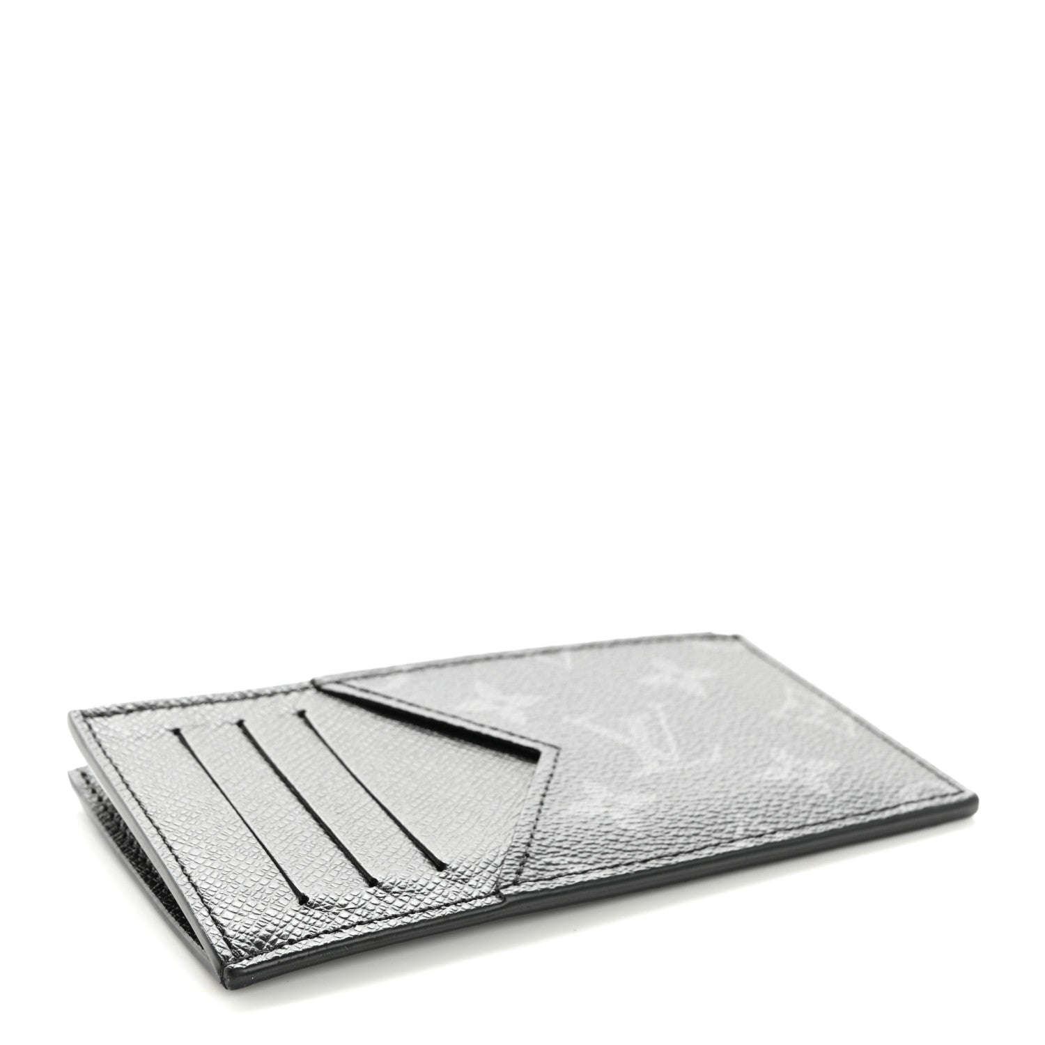 Louis Vuitton Monogram Eclipse Taiga Coin Card Holder 4 of 9