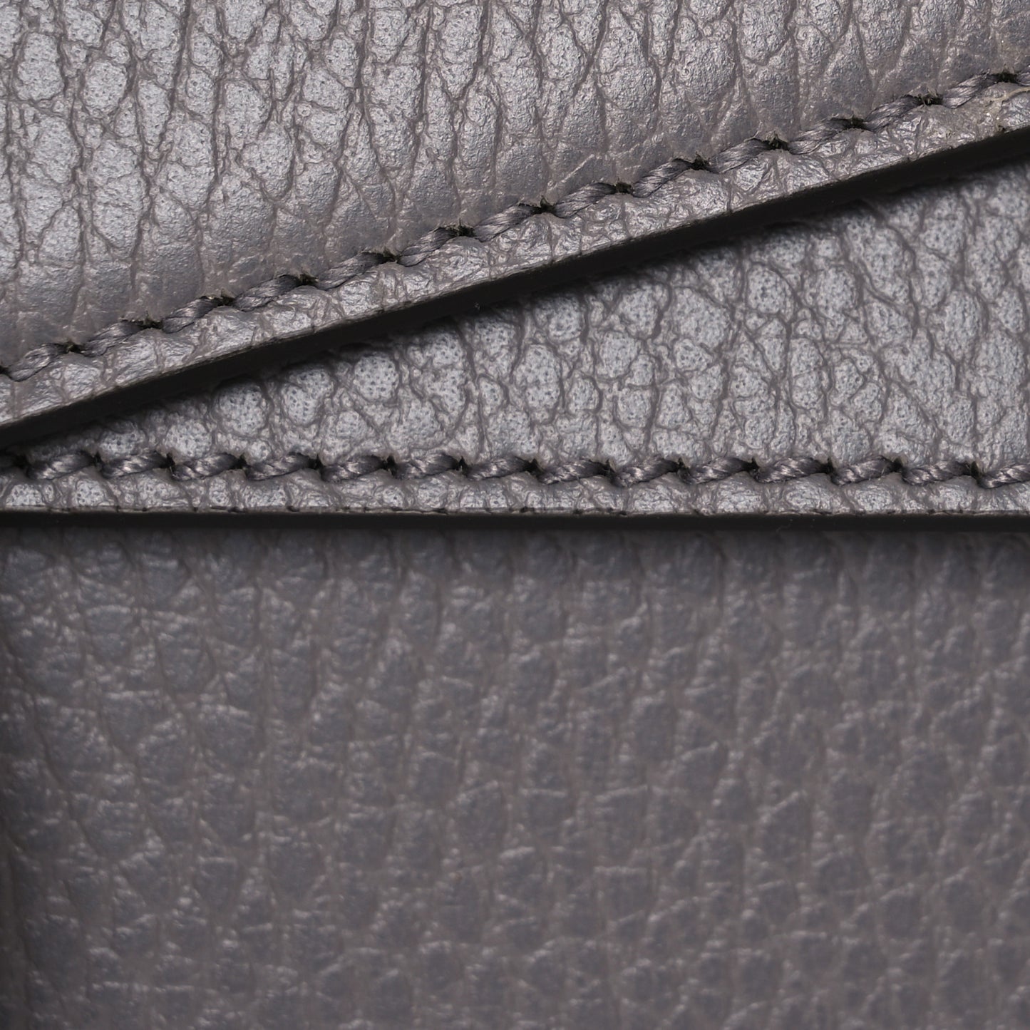 Pebbled Calfskin Small Dionysus Shoulder Bag Dusty Grey