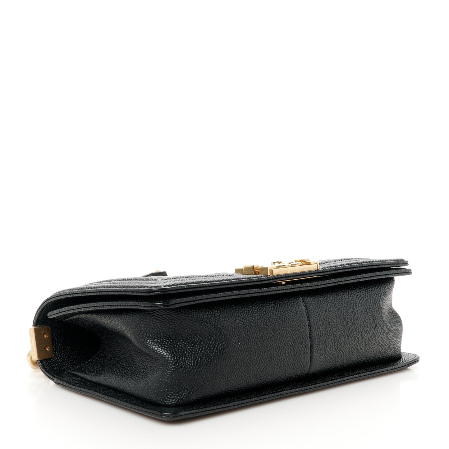 Caviar Quilted Medium Boy Flap Black
