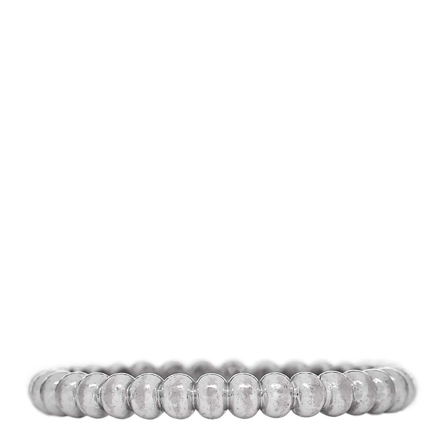 18K White Gold Small Perlee Ring 48 4.5