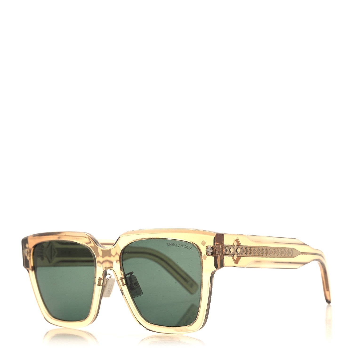 Christian Dior Acetate Diorsignature S10F Square Sunglasses Transparent 1 of 7