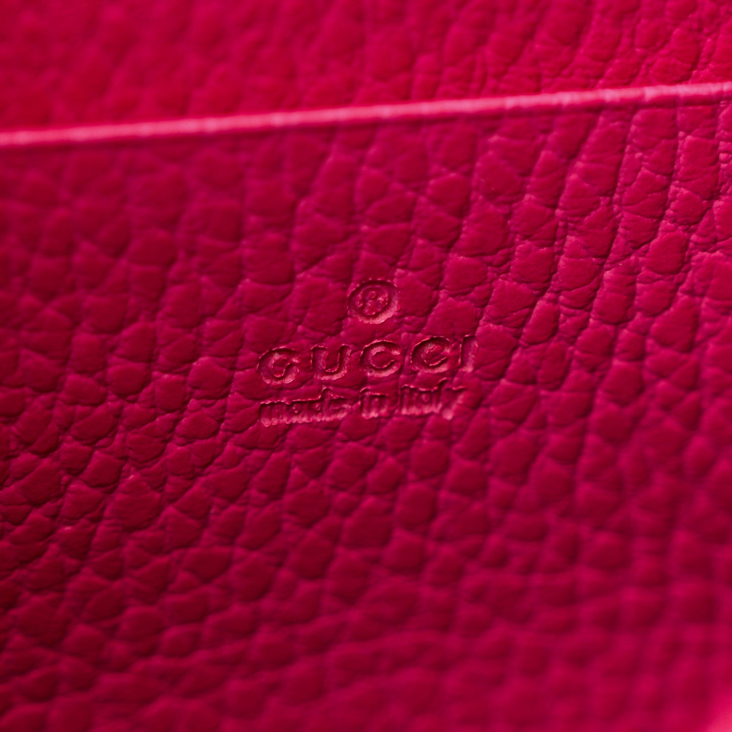 Dollar Calfskin Crystal Mini Dionysus Chain Wallet Box Pink