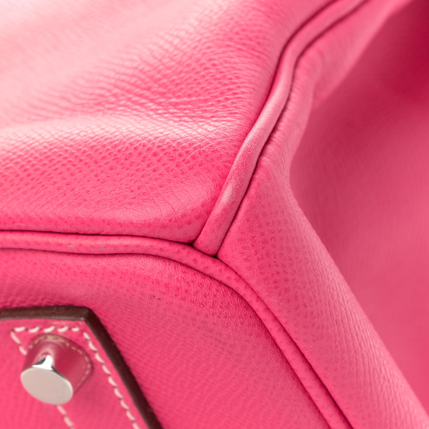 Hermes Epsom Candy Birkin 35 Rose Tyrien Rubis 12 of 19