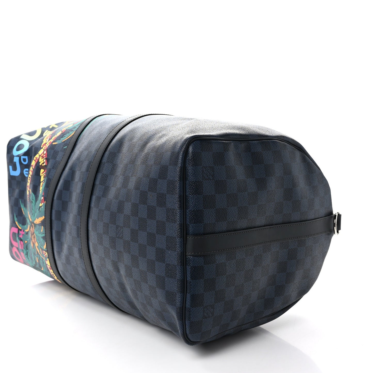 Damier Cobalt Jungle Keepall Bandouliere 55