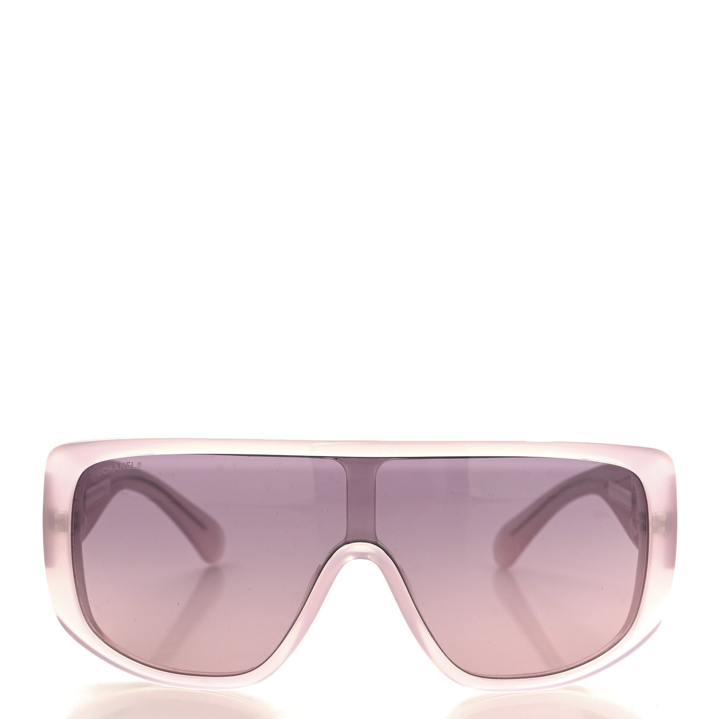 Acetate Shield Sunglasses 5495 Light Pink