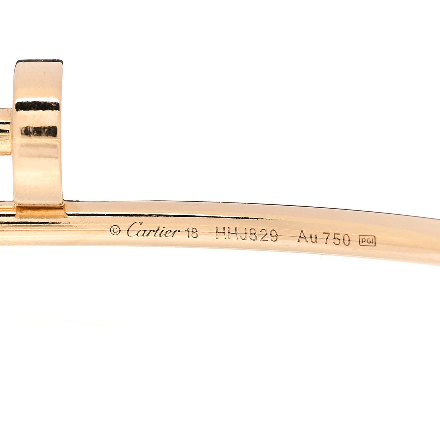 18K Yellow Gold Small Juste Un Clou Bracelet 18