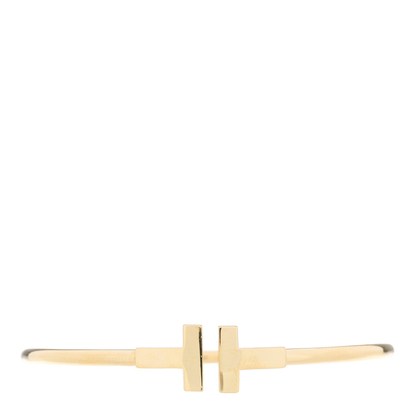 18K Yellow Gold T Wire Bracelet