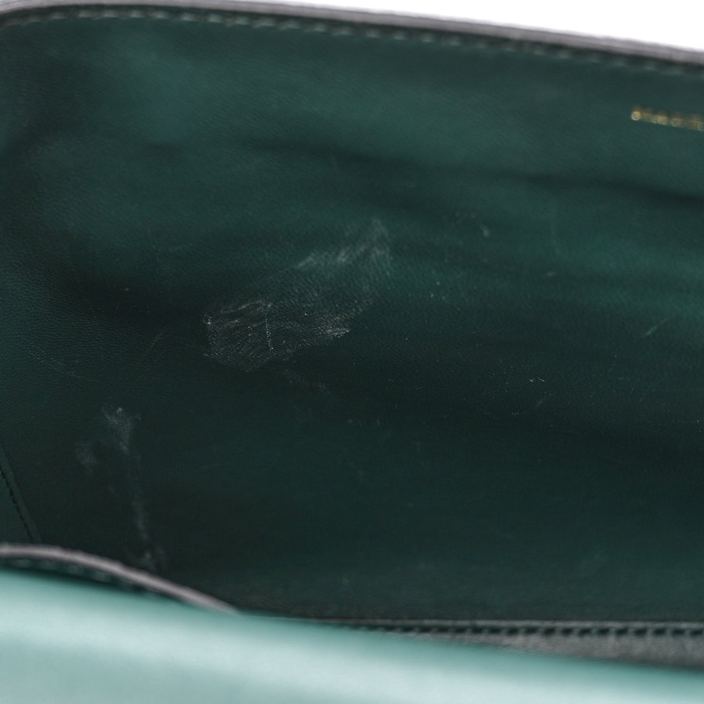 Calfskin Square Satchel Black